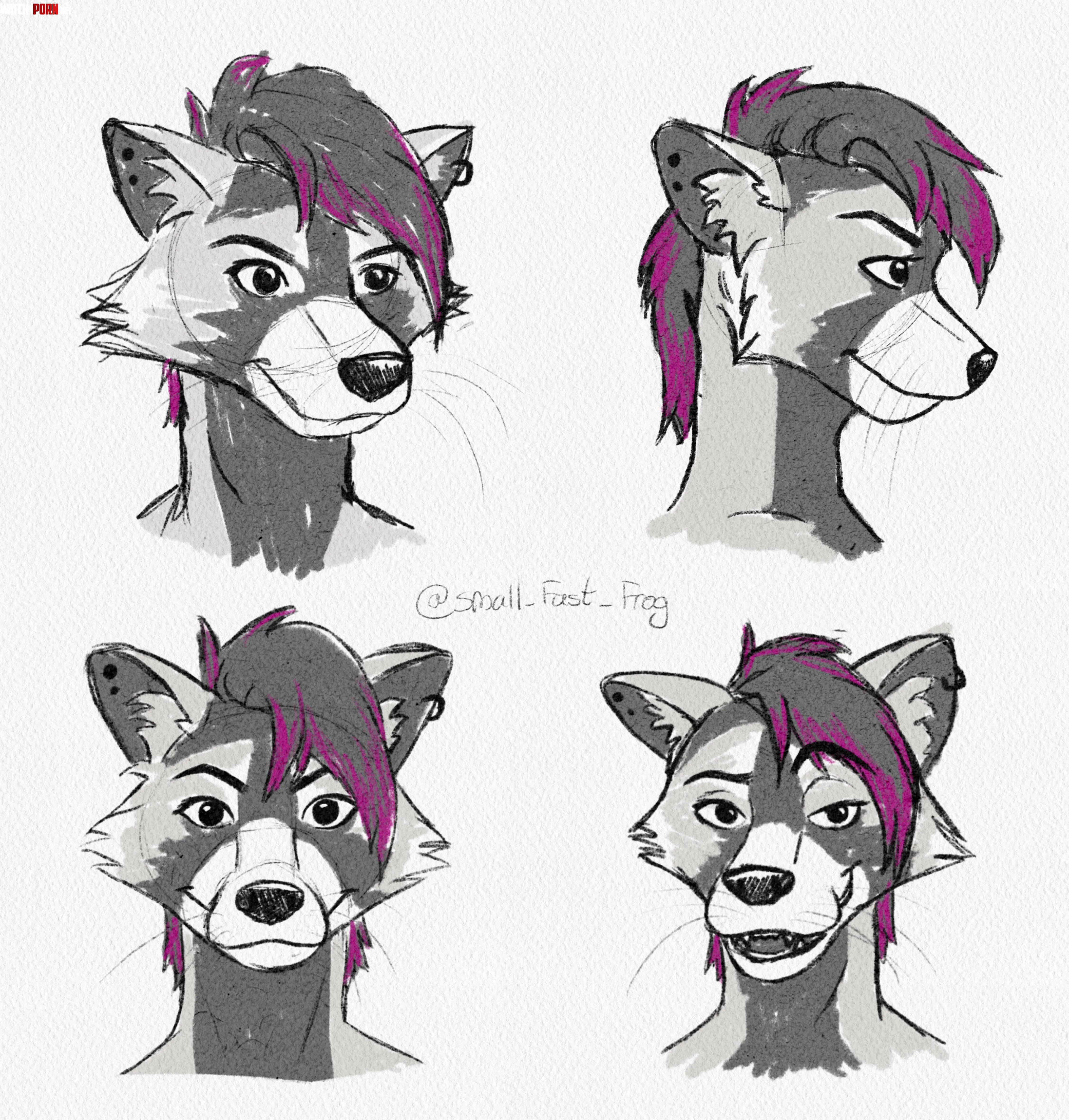Some sketches of my girl Brooke art by me by small_fast_frog
