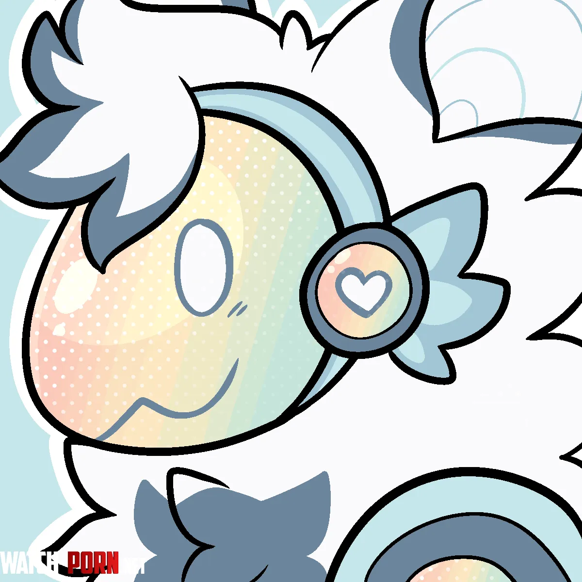 Icon of a Protogen I just got Art by me lt3 by PrinceSheepish
