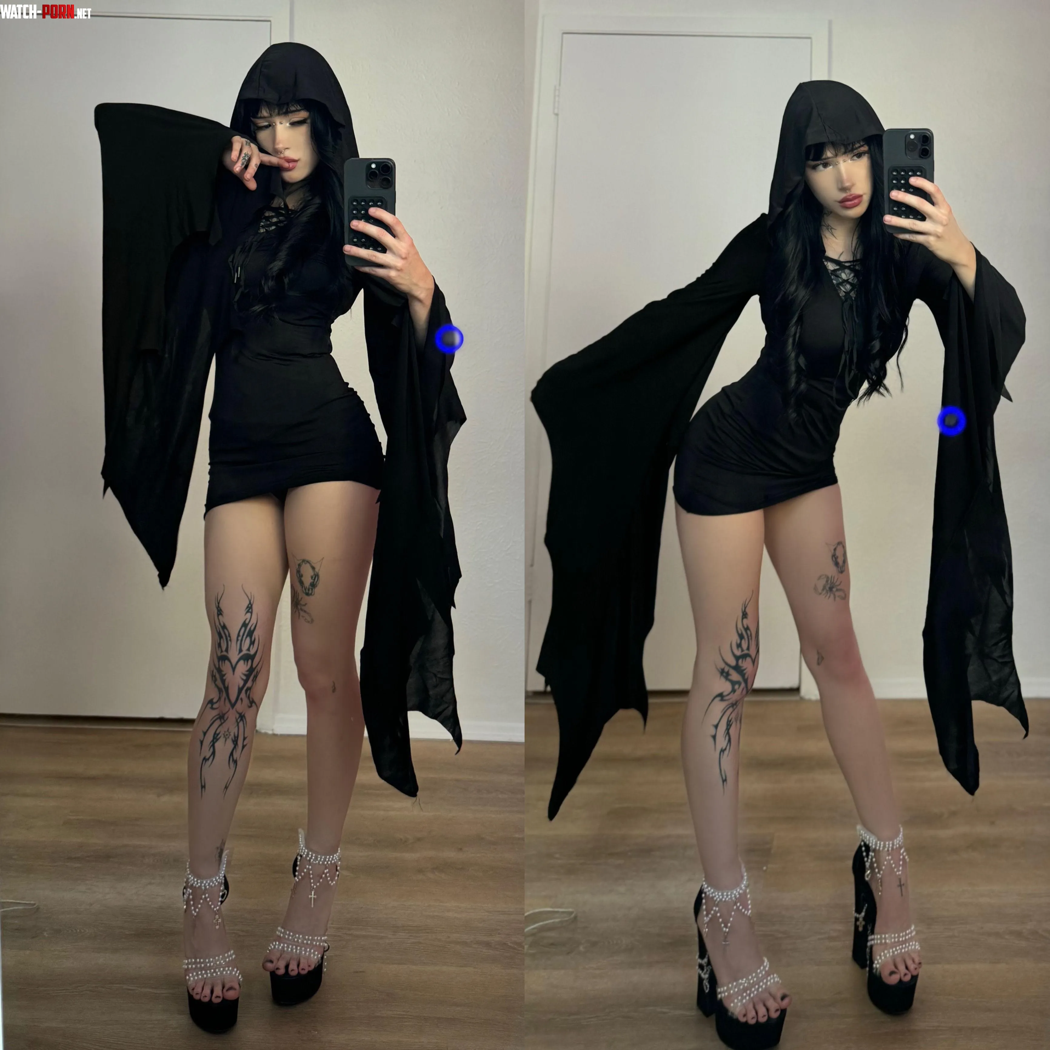 My favorite gothic dress  by Cyber-goth