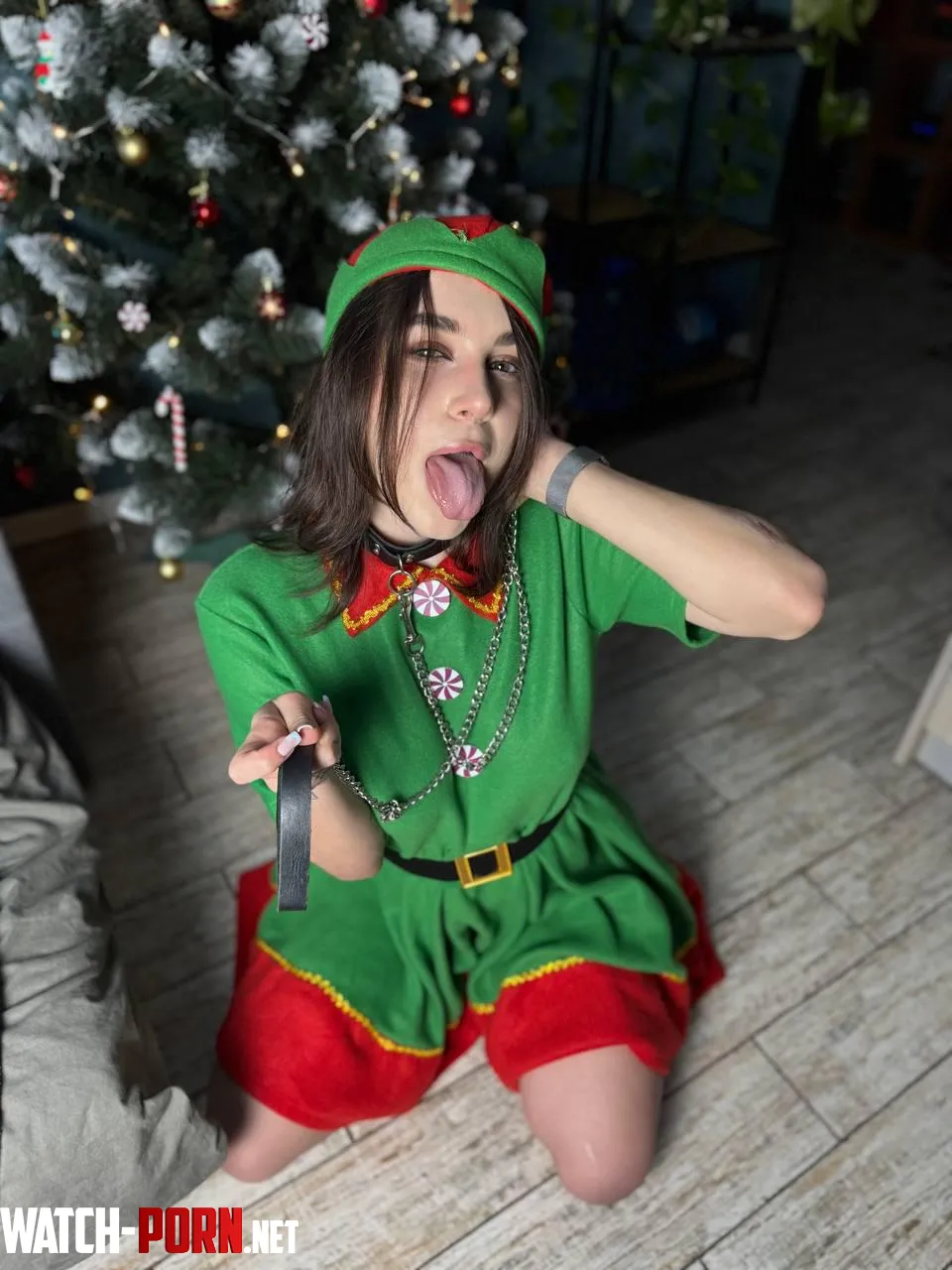 Santas obedient helper is ready to take your load by celty_sturluson_d