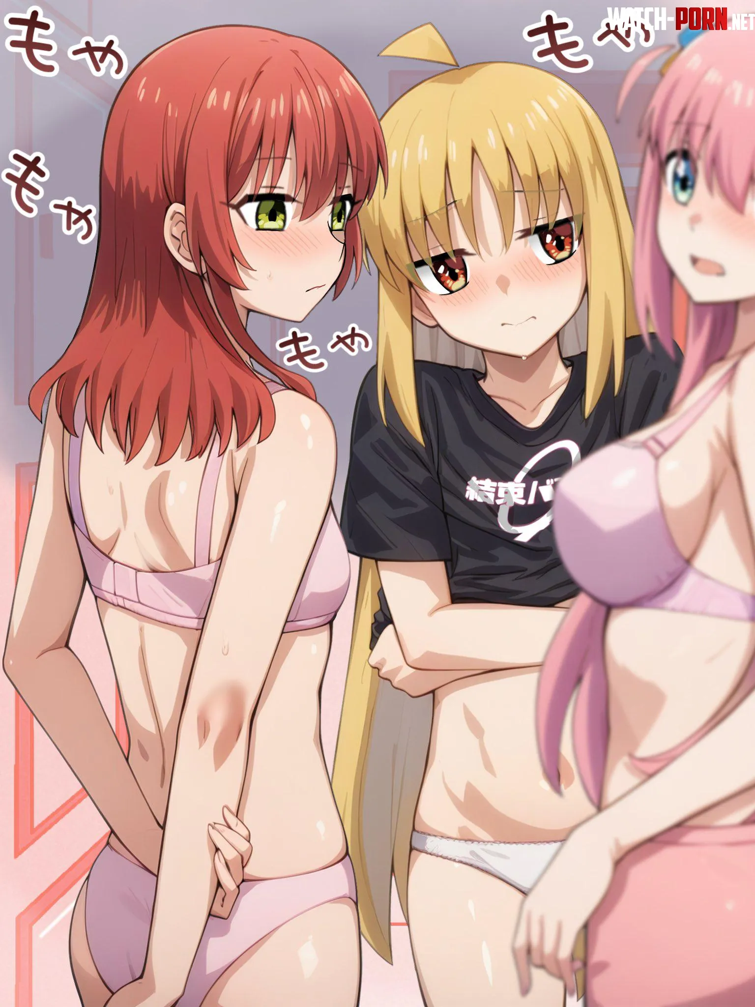 Kessoku Band Changing Clothes Together Bocchi The Rock by Csxc