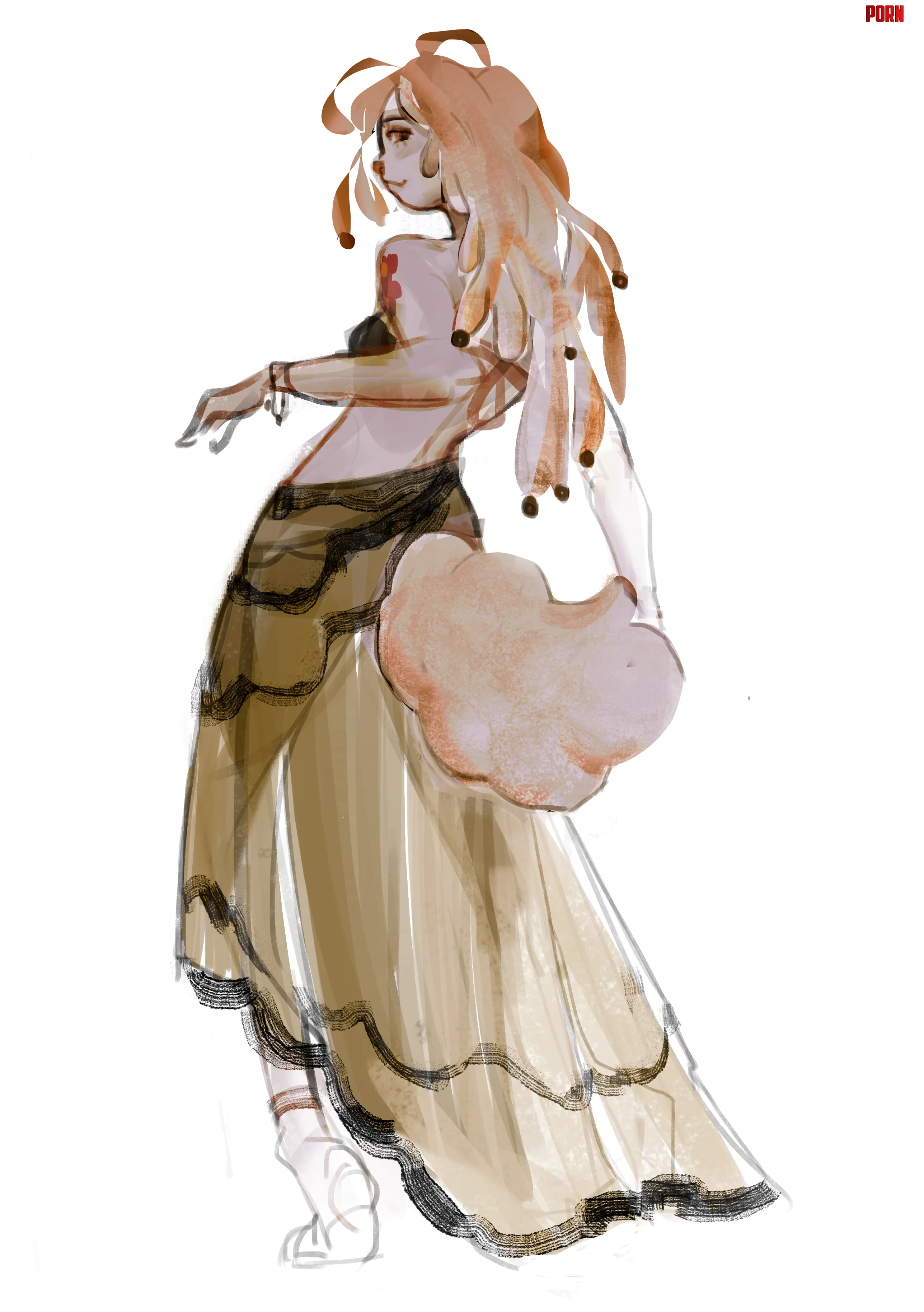 sketch I made for jordankitey art made by me  by mofomorgi