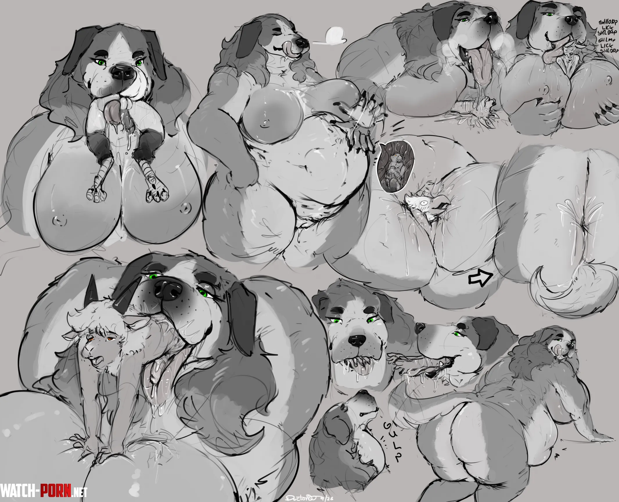 comic Multiple prey multiple dog treats MF doctordjmeesterman by the-demonette
