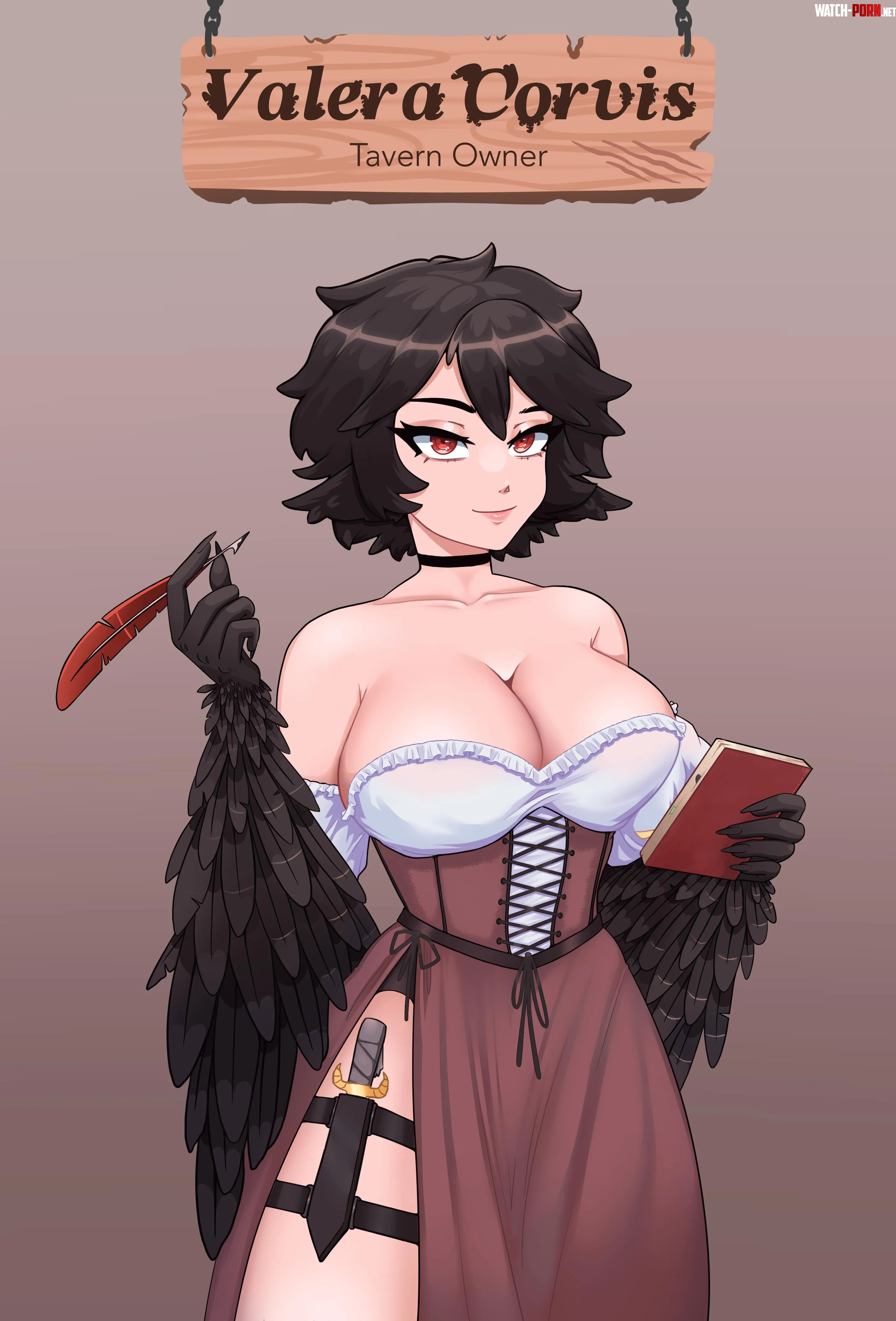 Valera Corvis OC by VaelythTheHarpy