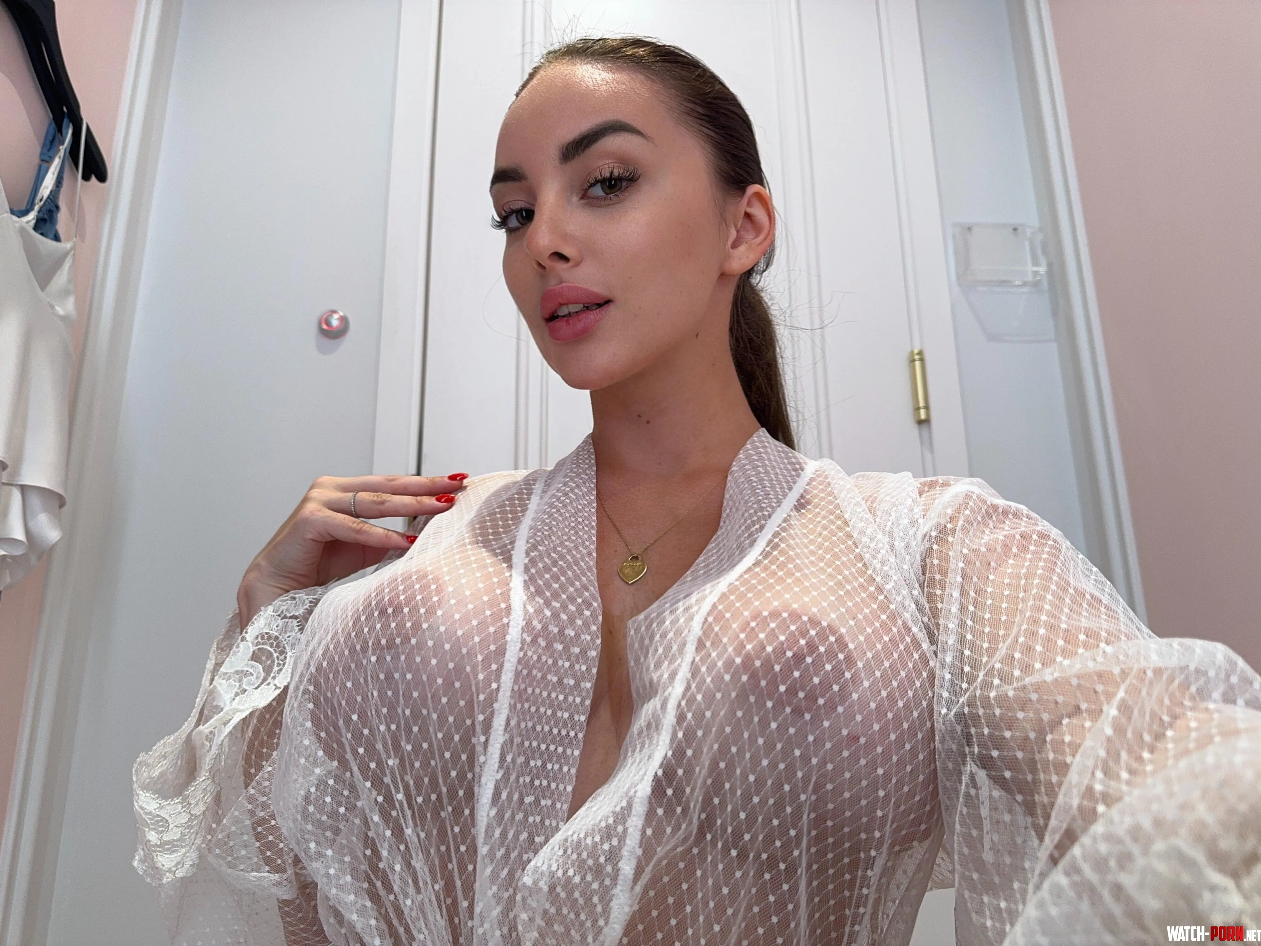 It got too hot in the fitting room so I took off my bra by TheRealBunzino