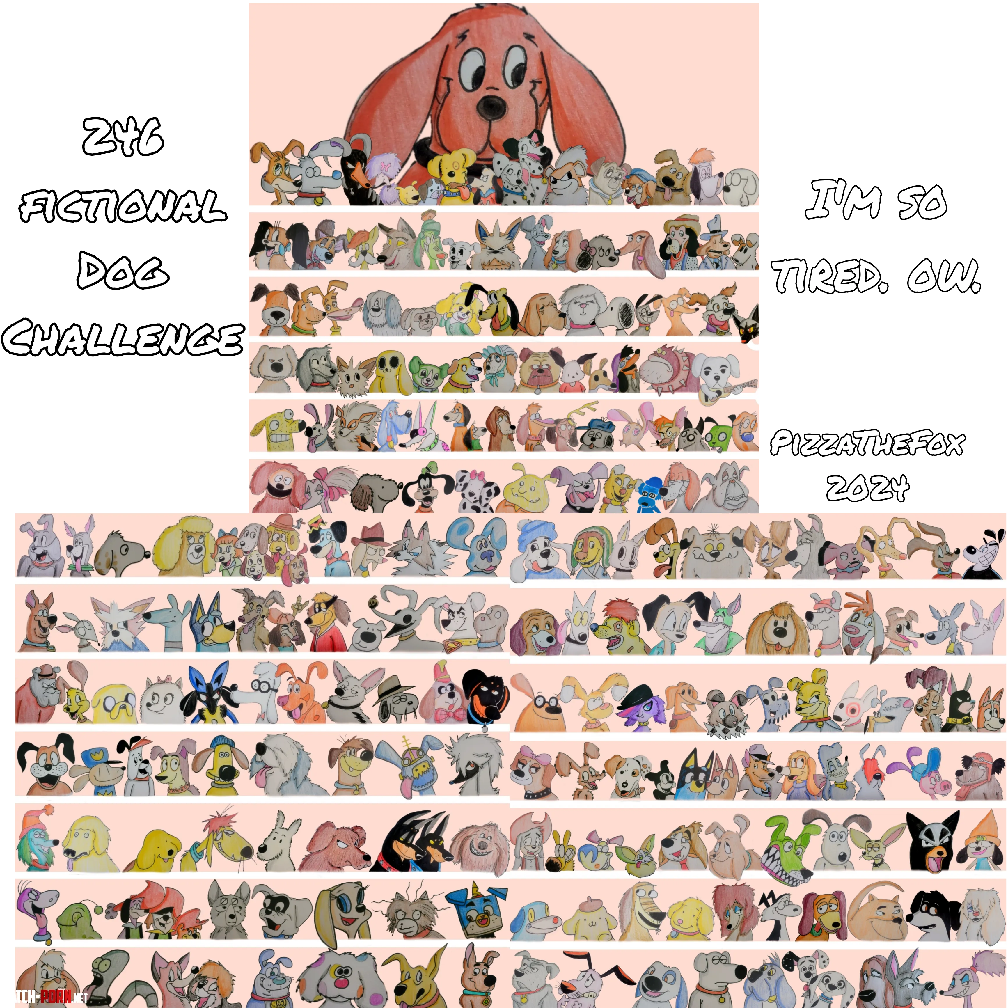 246 Fictional Dog Challenge  by PizzaTheFox20