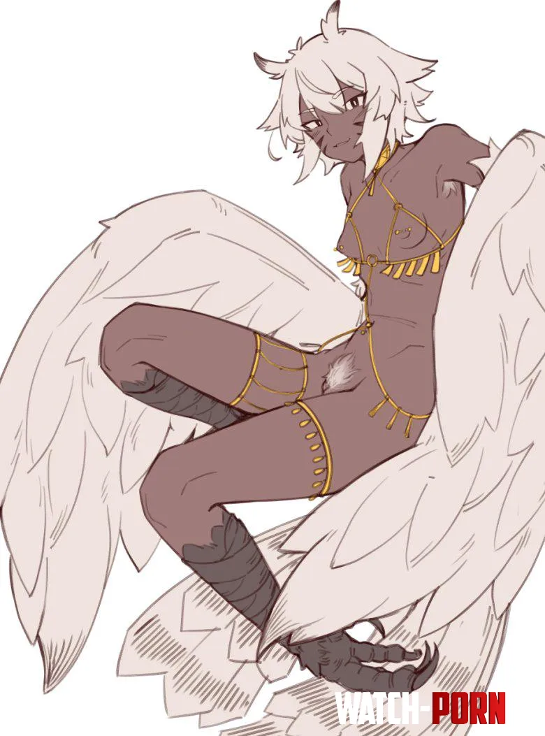 Extremely cute harpy by sentiententacle