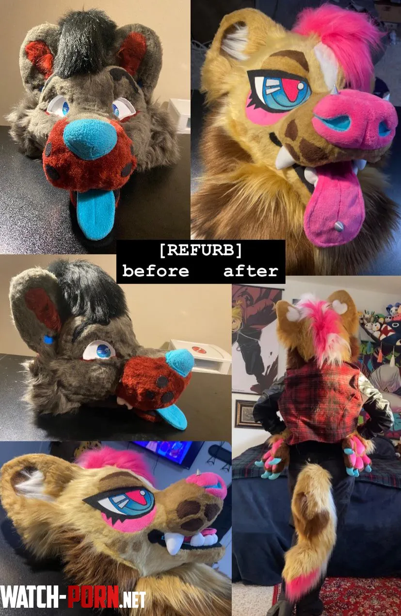 REFURB WIP Yes this is the same fursuit by marbledGums