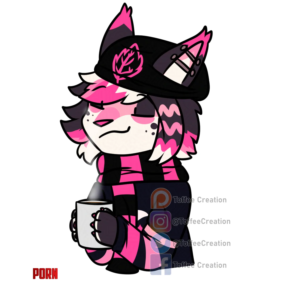 A warm cup of coffee YCH by ToffeeCreation