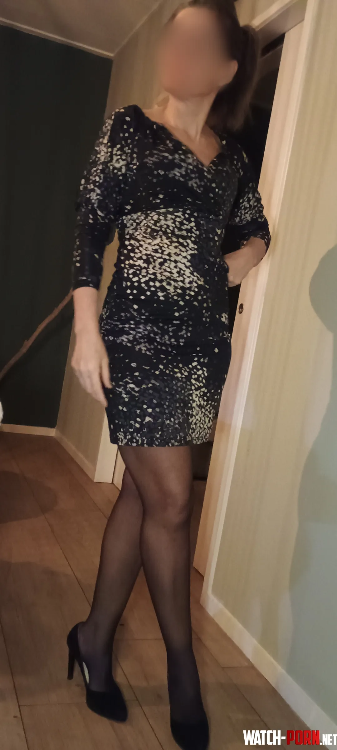 Hope you like a classy mom with stockings under her dress by classymilfkatja1