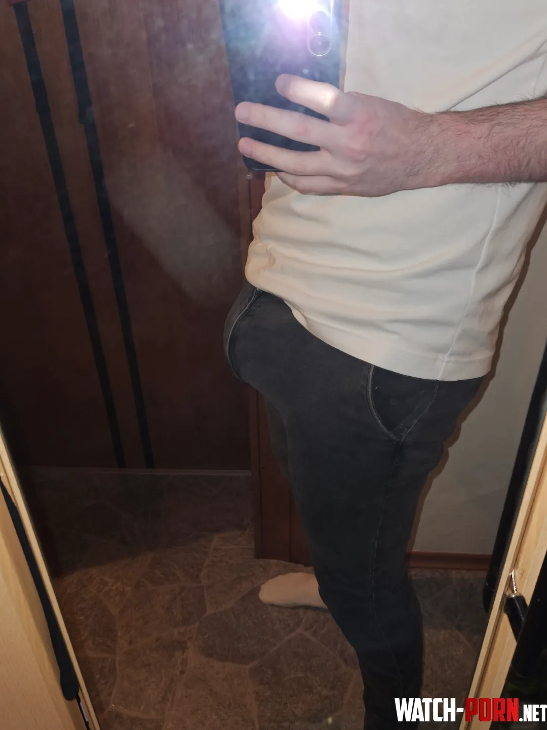 Accidentaly wore pouch underwear outside today hope no one noticed by hlehner