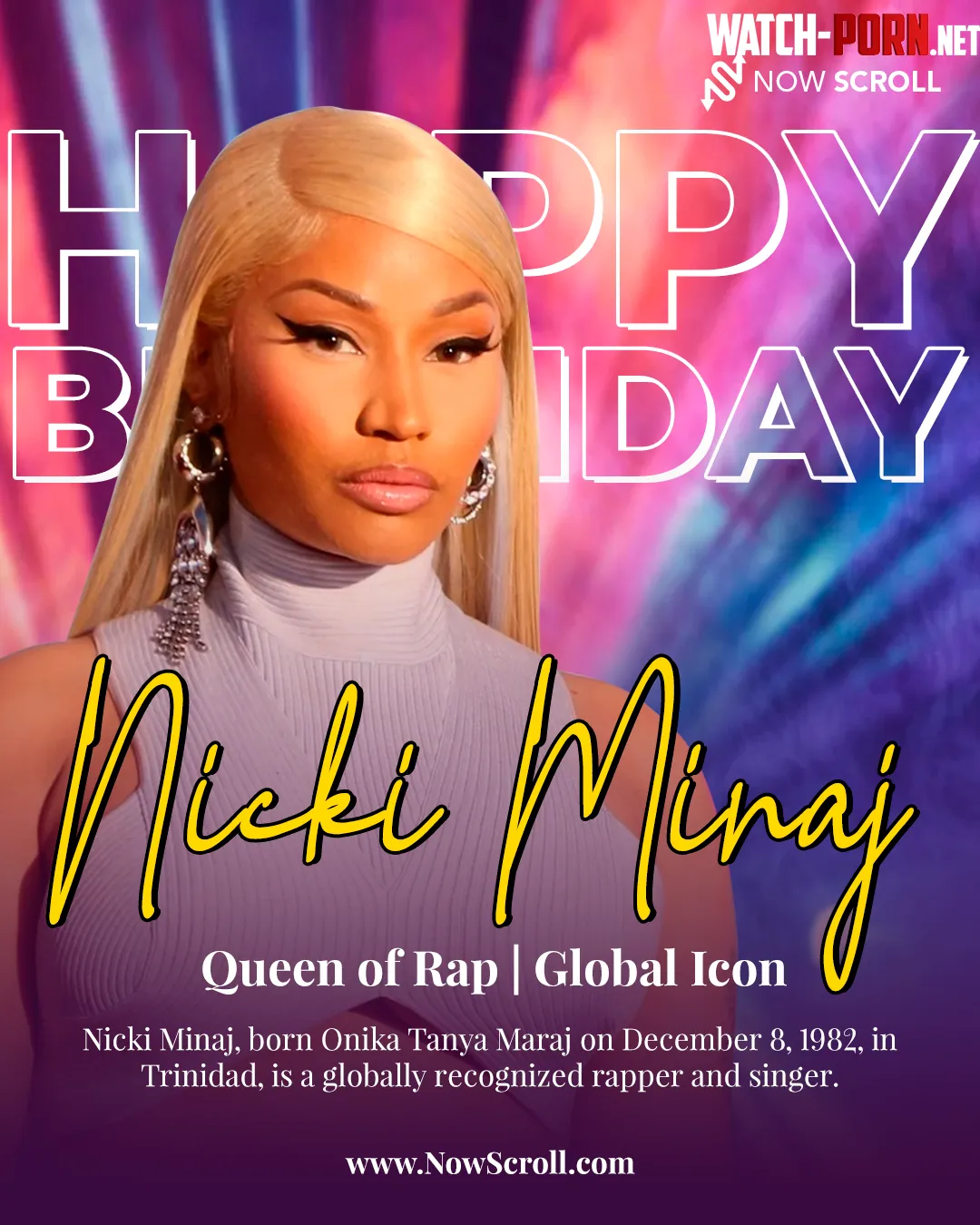 Happy Birthday to Nicki Minaj  by WeeklyCombination
