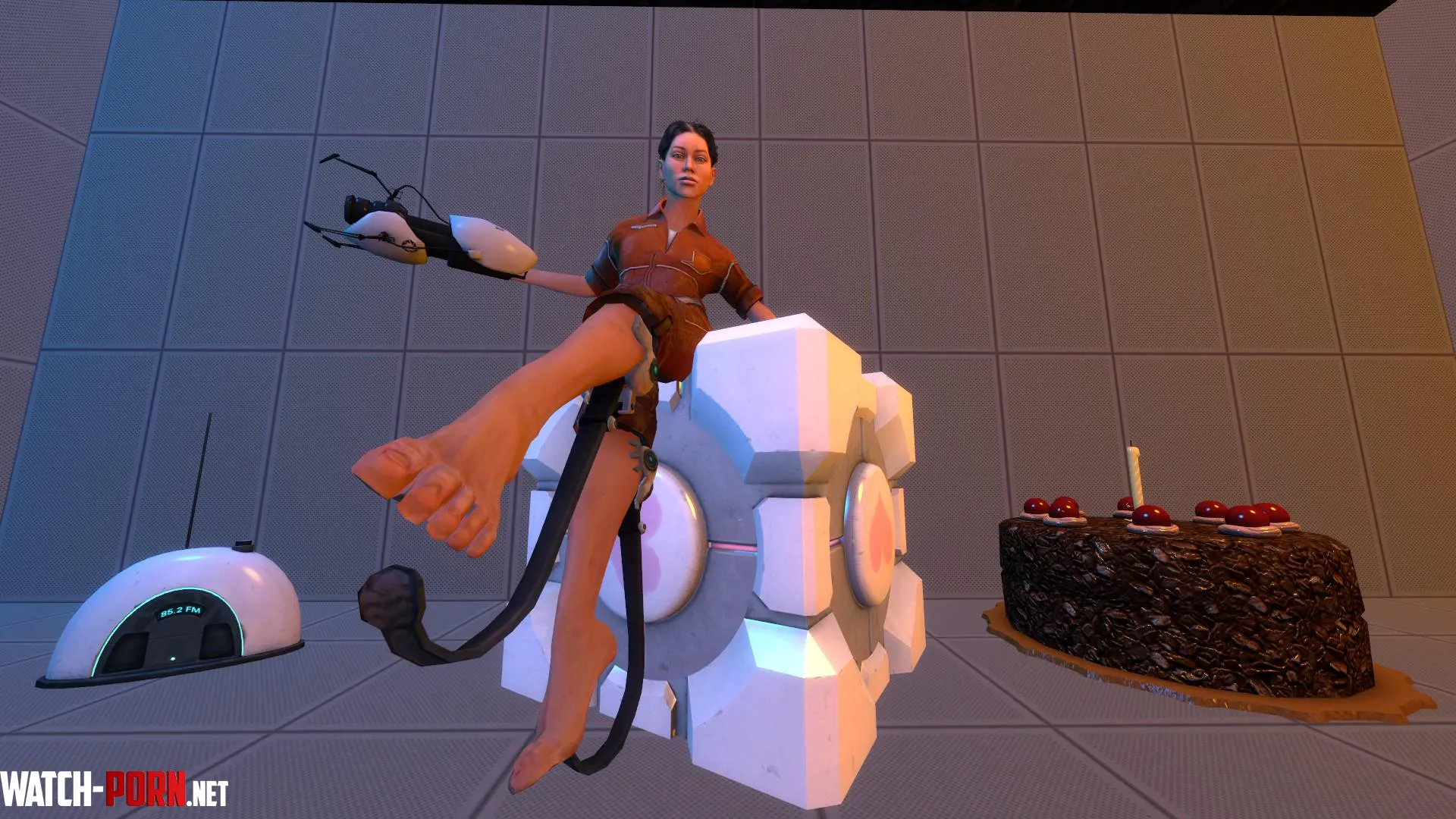 Chell Portal made in gmod by Lonely_Femm