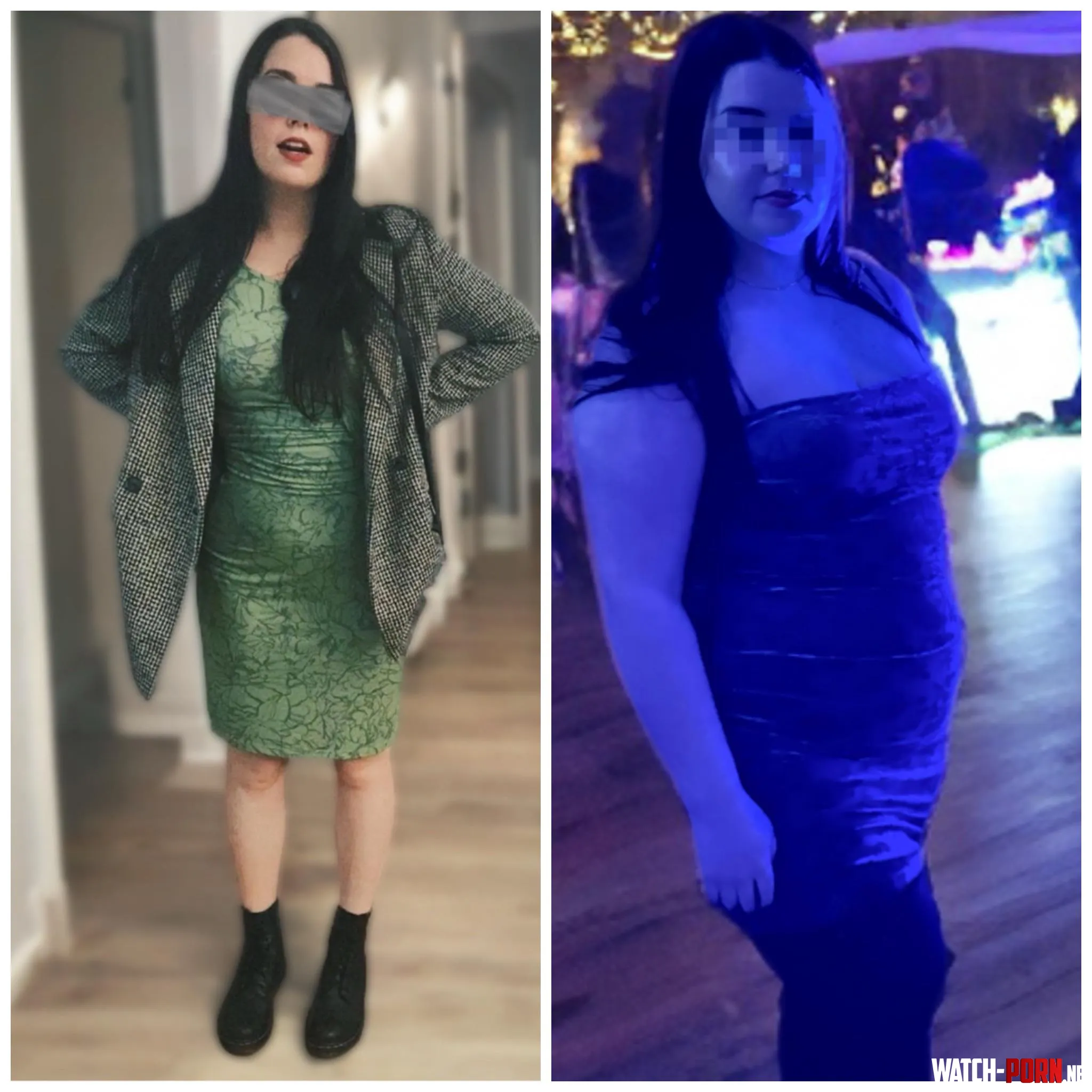 Christmas party 3 years ago vs nowIve grown a bit  by Strawberry_Pawg