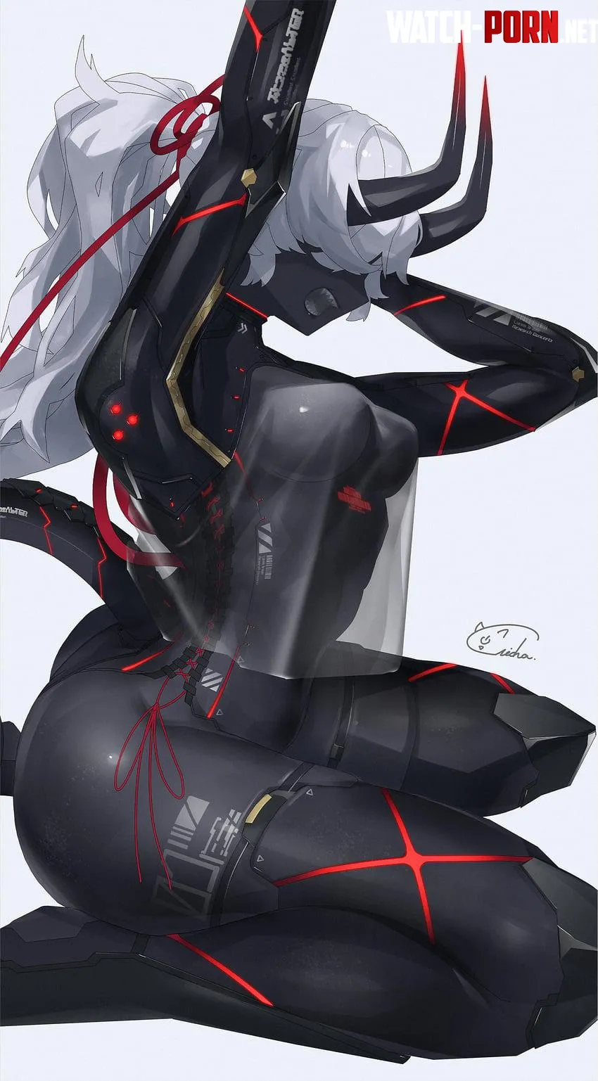 Cyborg chick echanis enicha by Ok_Collection_6187