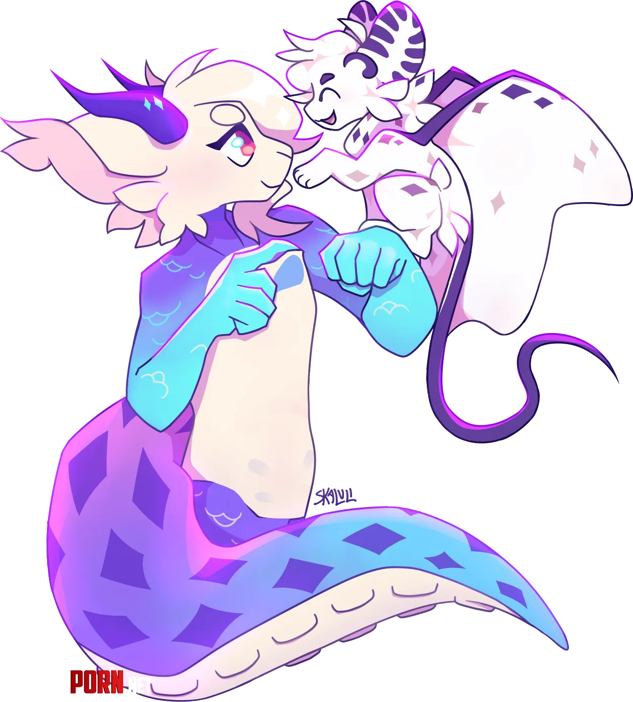 why hello there not my ocs art by me by skaluli