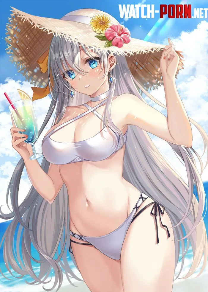 When the hair matches the bikini by Angie_bun