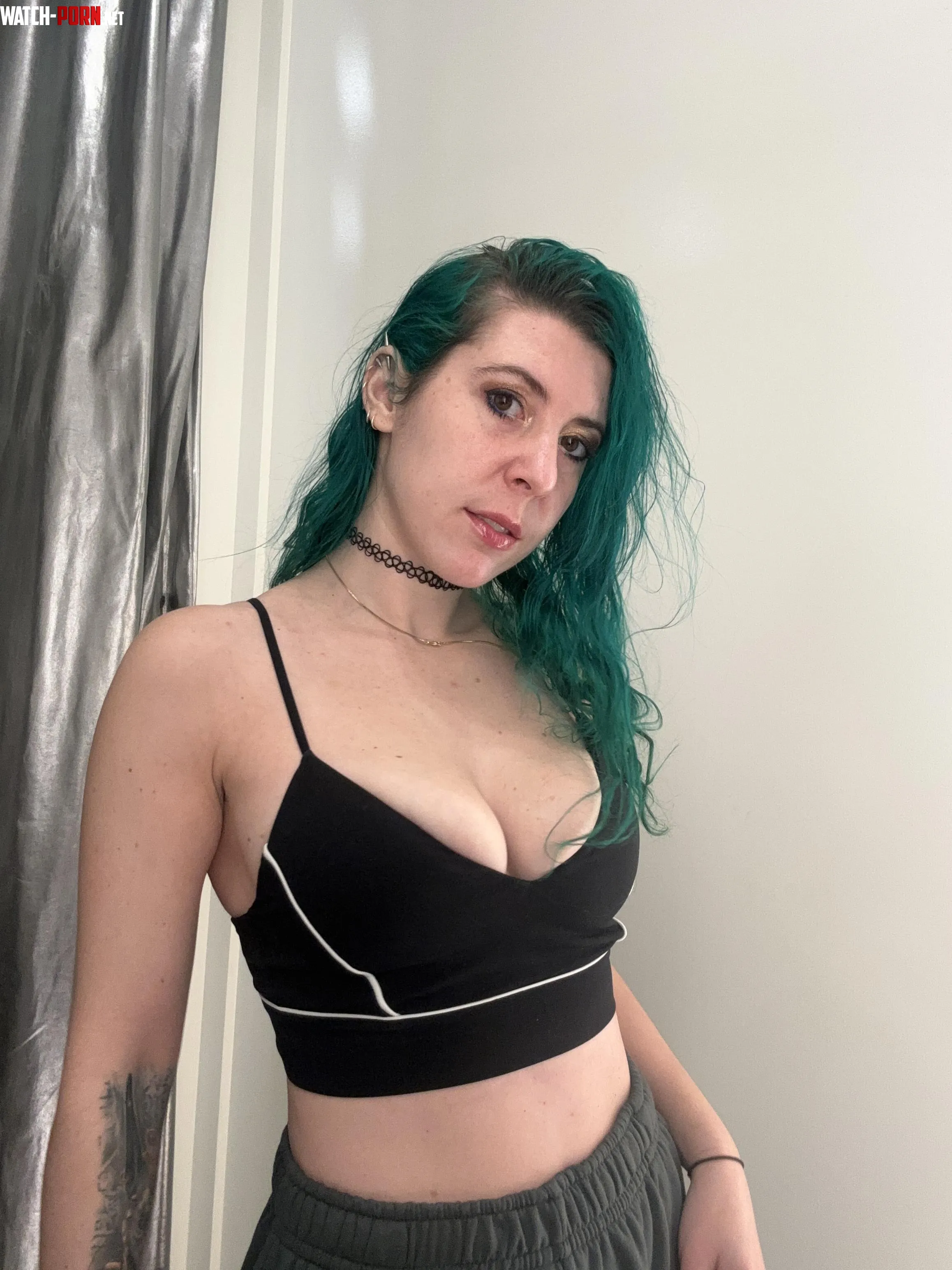 Sexy in a sports bra by sirenskiss3