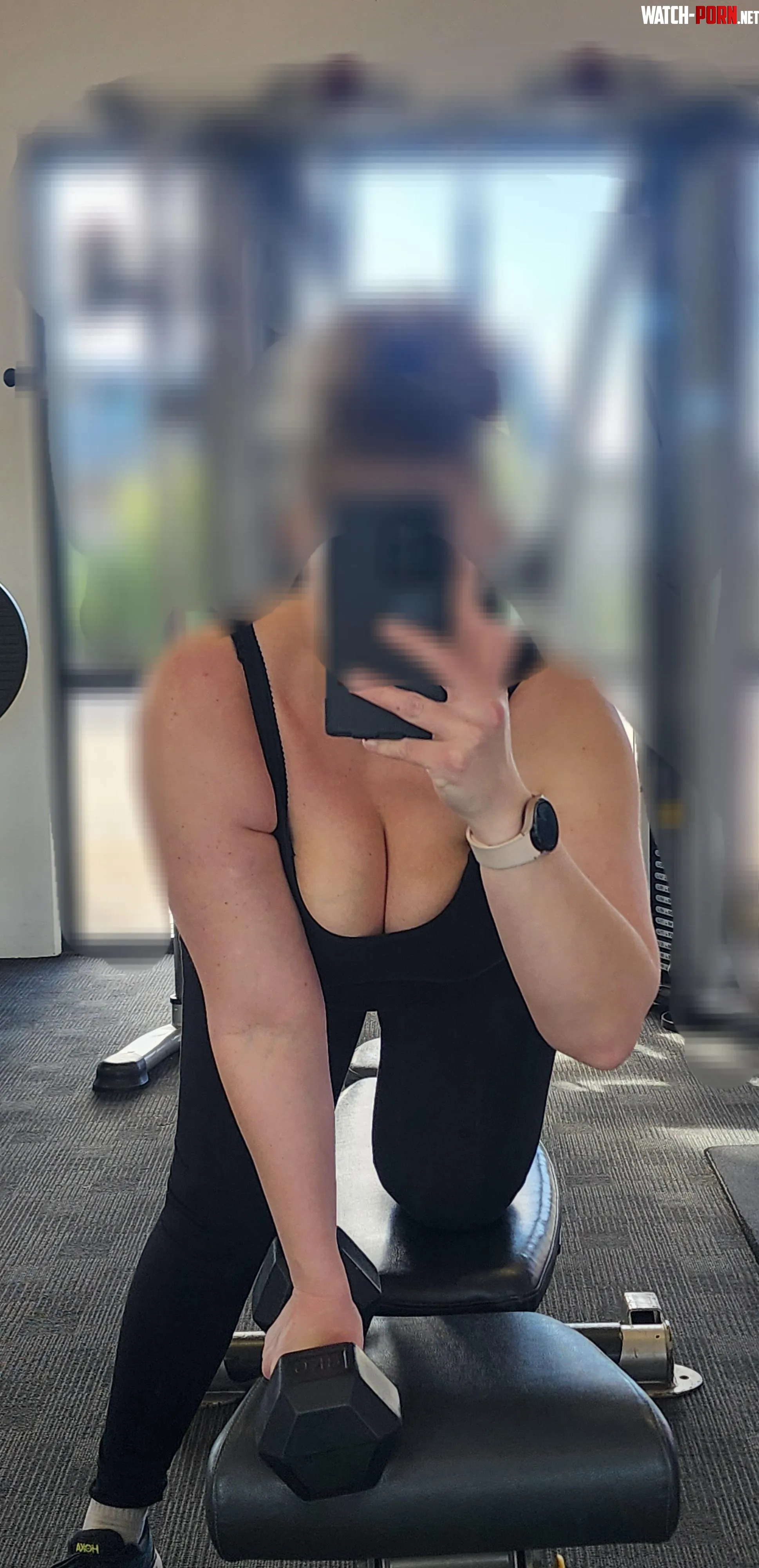 Its hard to not get distracted at the gym when I bend over  by LustingAfterLacey
