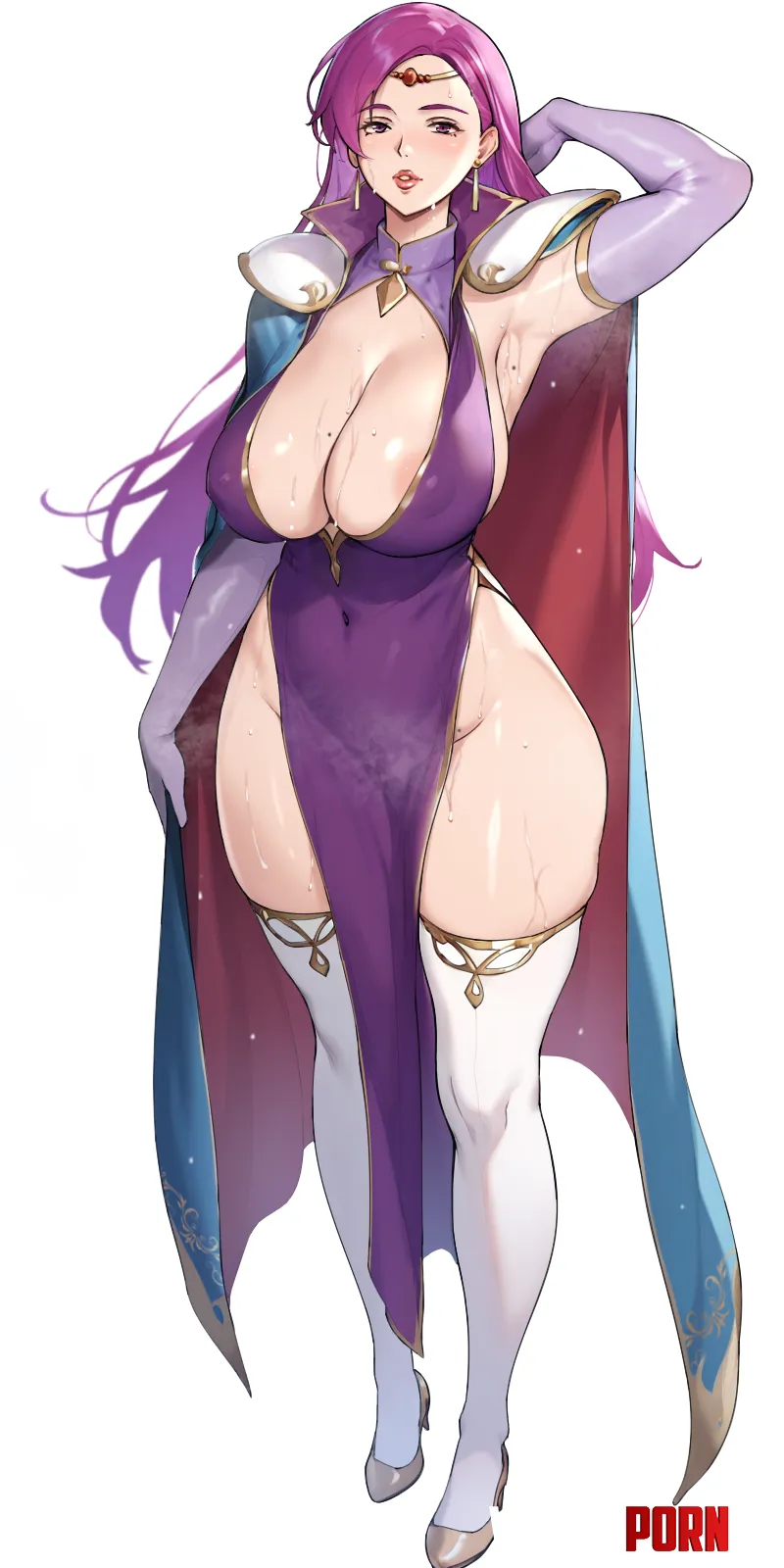 Shes sweating like crazy  by Ok_Collection_6187