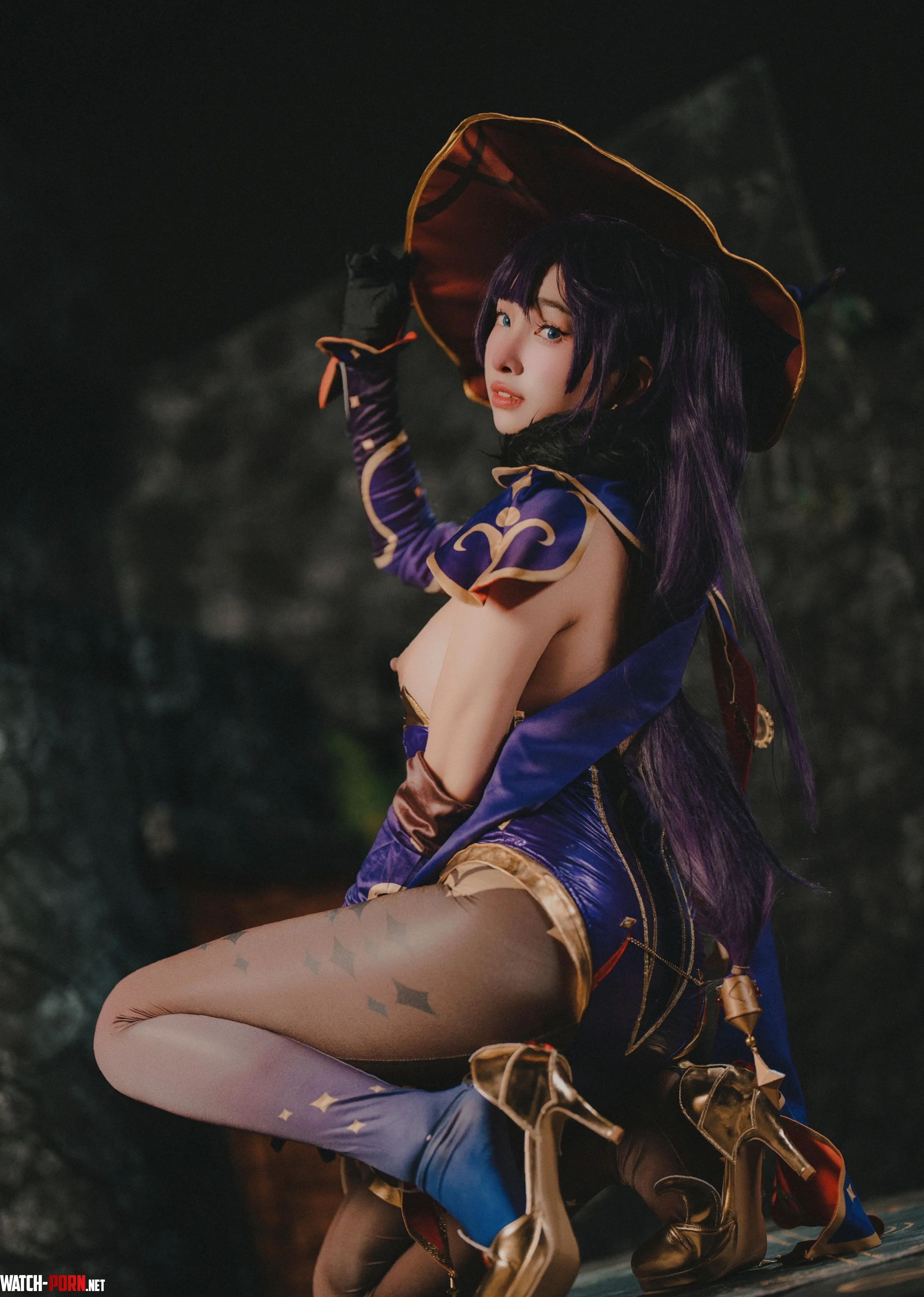 Astrologist Mona Megistus from Genshin Impact by sweetiemaccc by sweetiemaccc