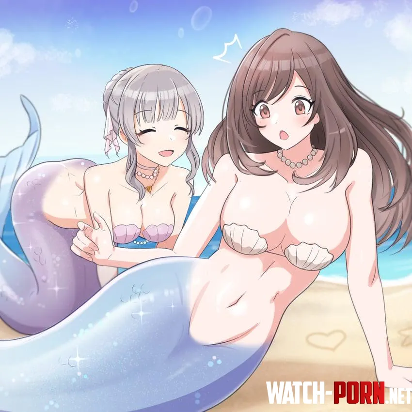 Two stunning mermaids in one frame by PerformanceUpper5625