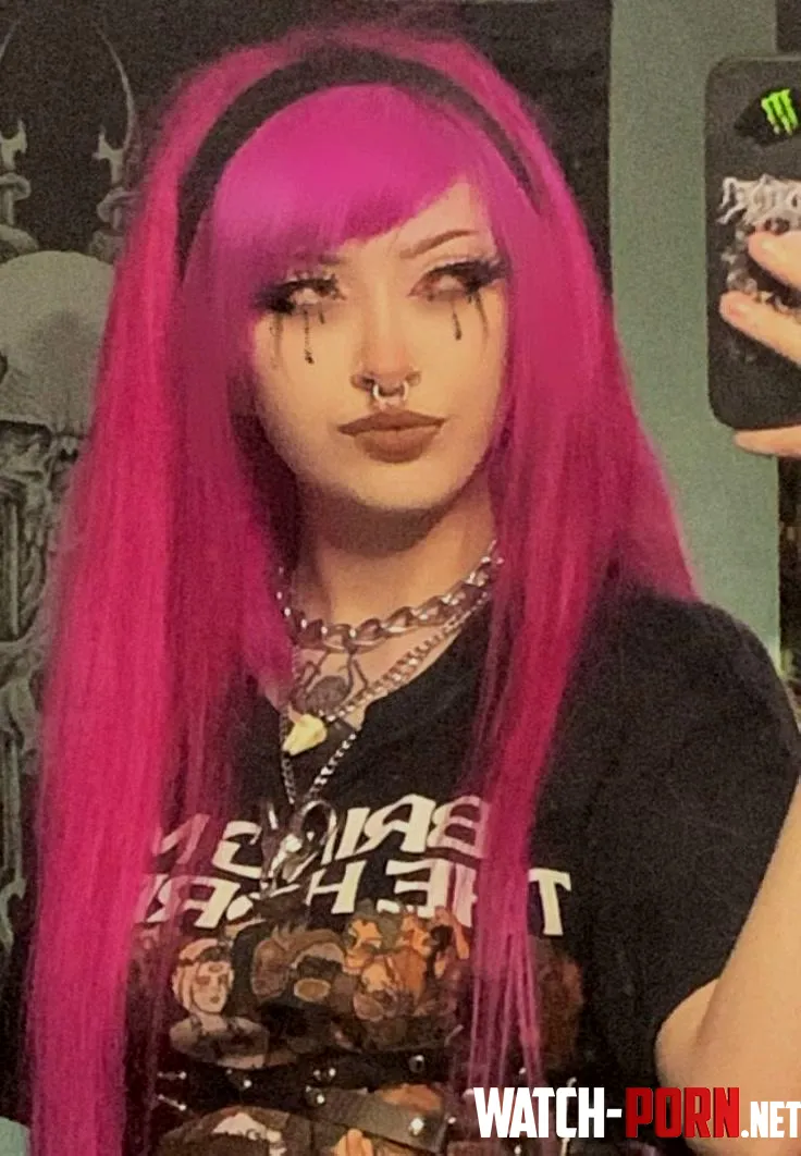 Pinkhaired metal girlfriend by LivingDeadGothh