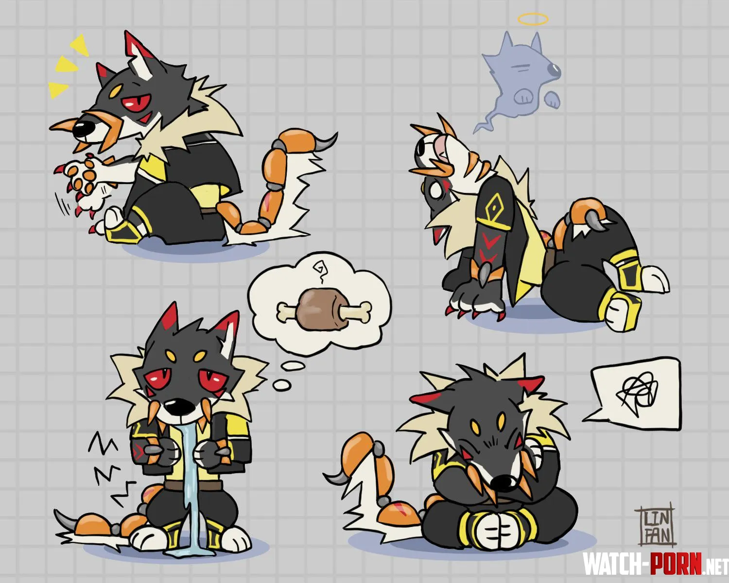 Chibi art by me by linfan159