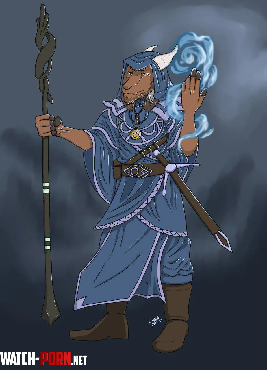 Goat MageWizard Ssnowstalker by Bronzehorn
