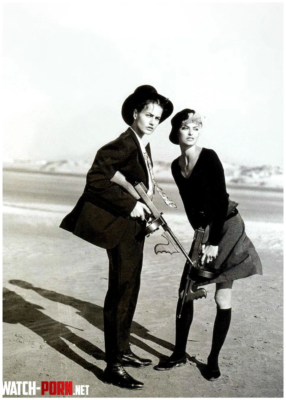Karen Mulder and Linda Evangelista by bil-sabab