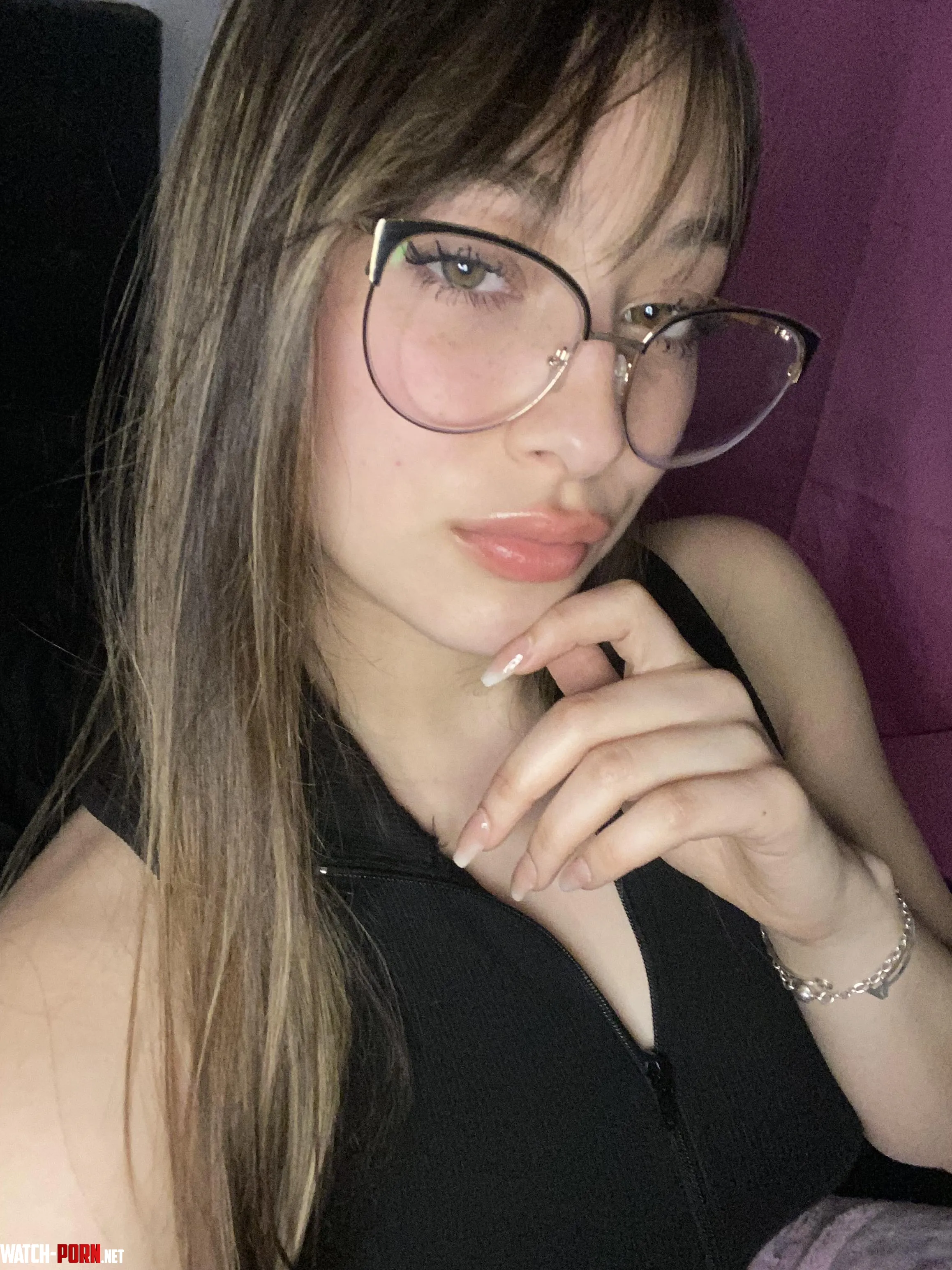 Do you think I look sexy with these glasses bae by cuddlysophia