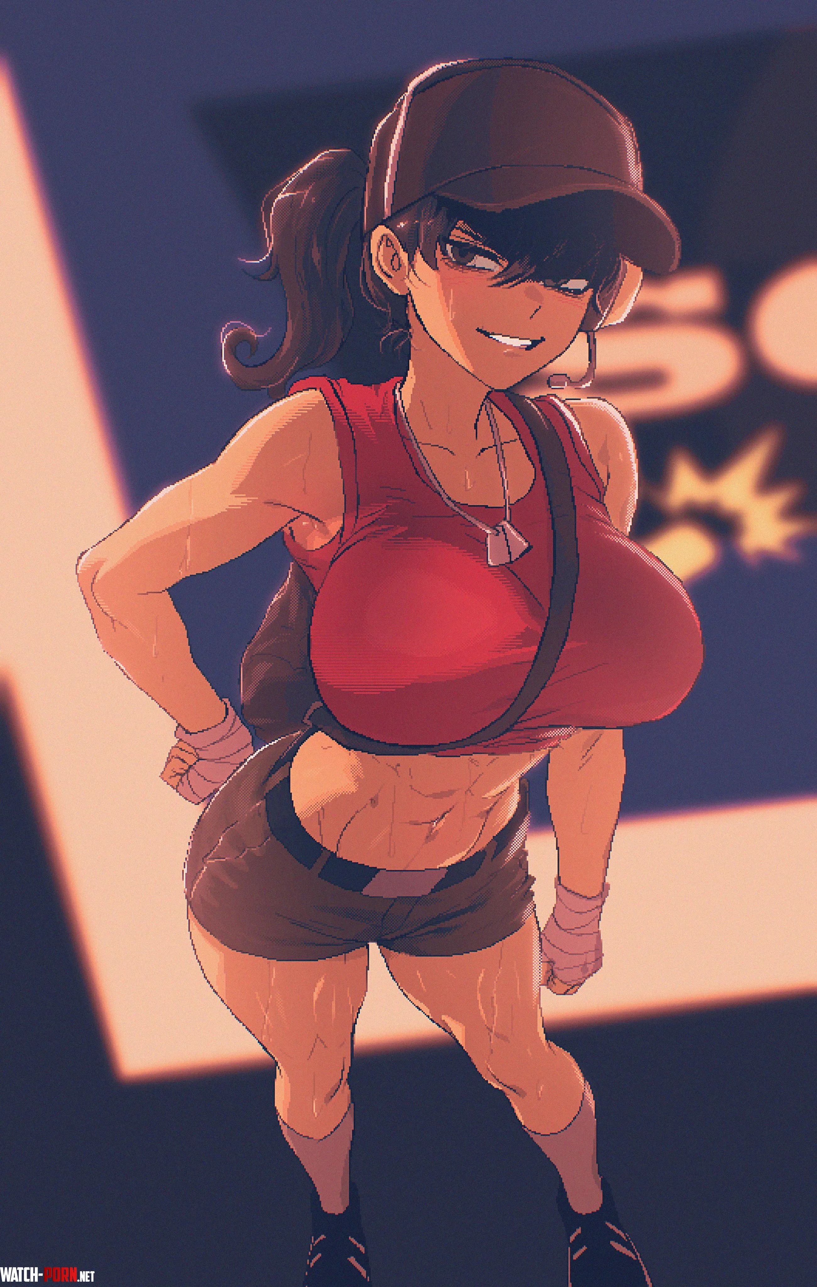 Female Scout SpoiledMuffin by TheTMoneyMan