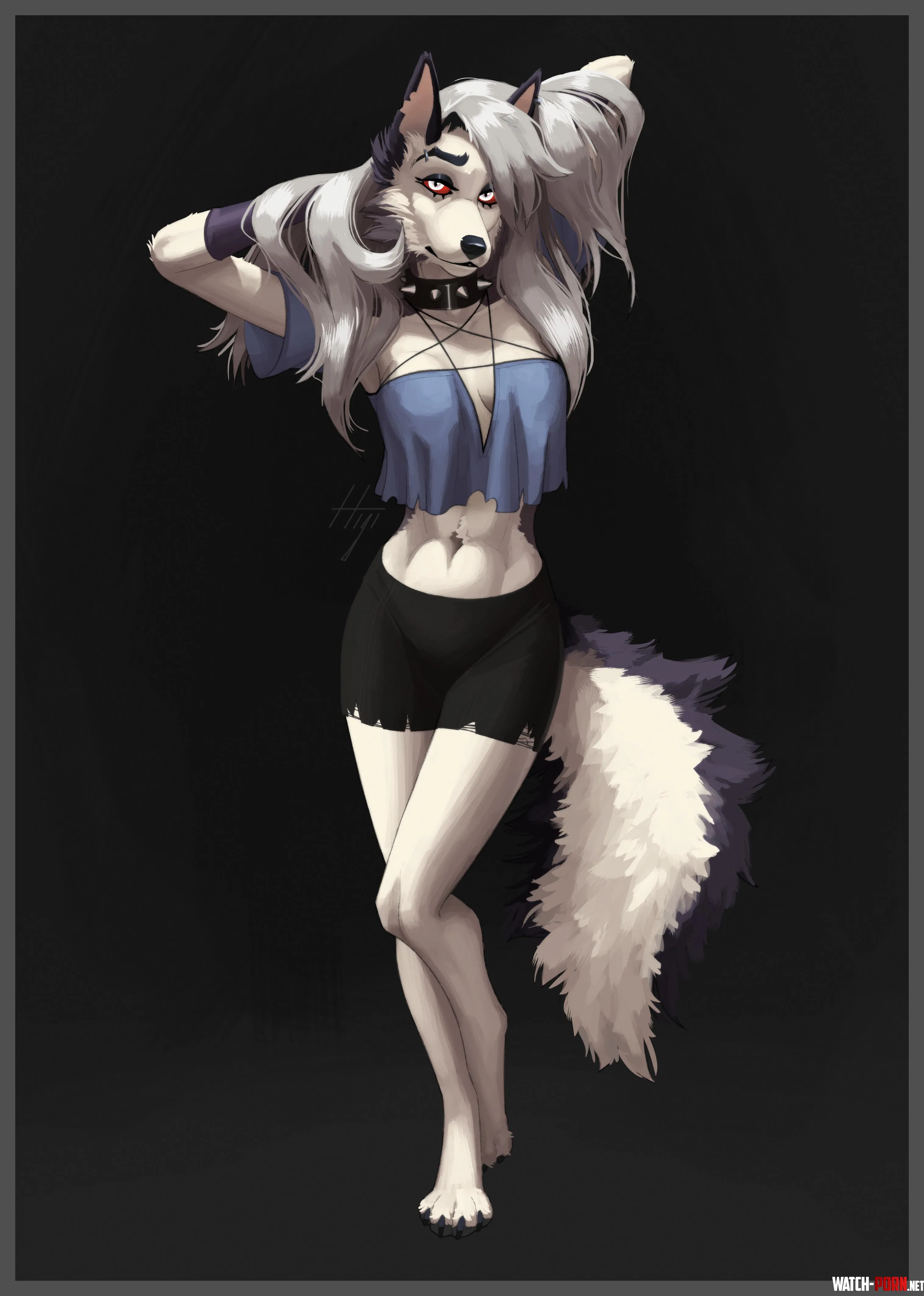 Loona pin up art by me  by HotEntertainment5623