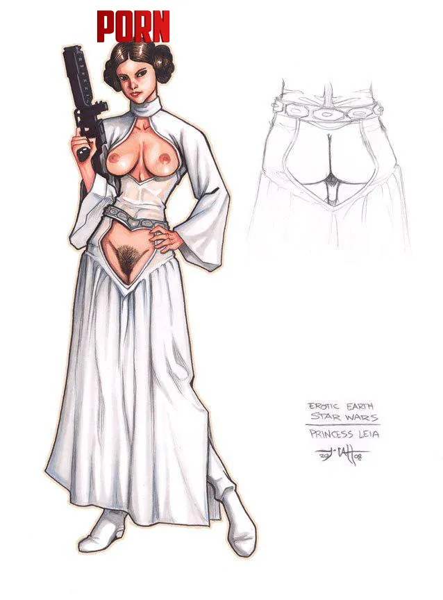 tcatt new robe design for Leia by VangardOfDestruction