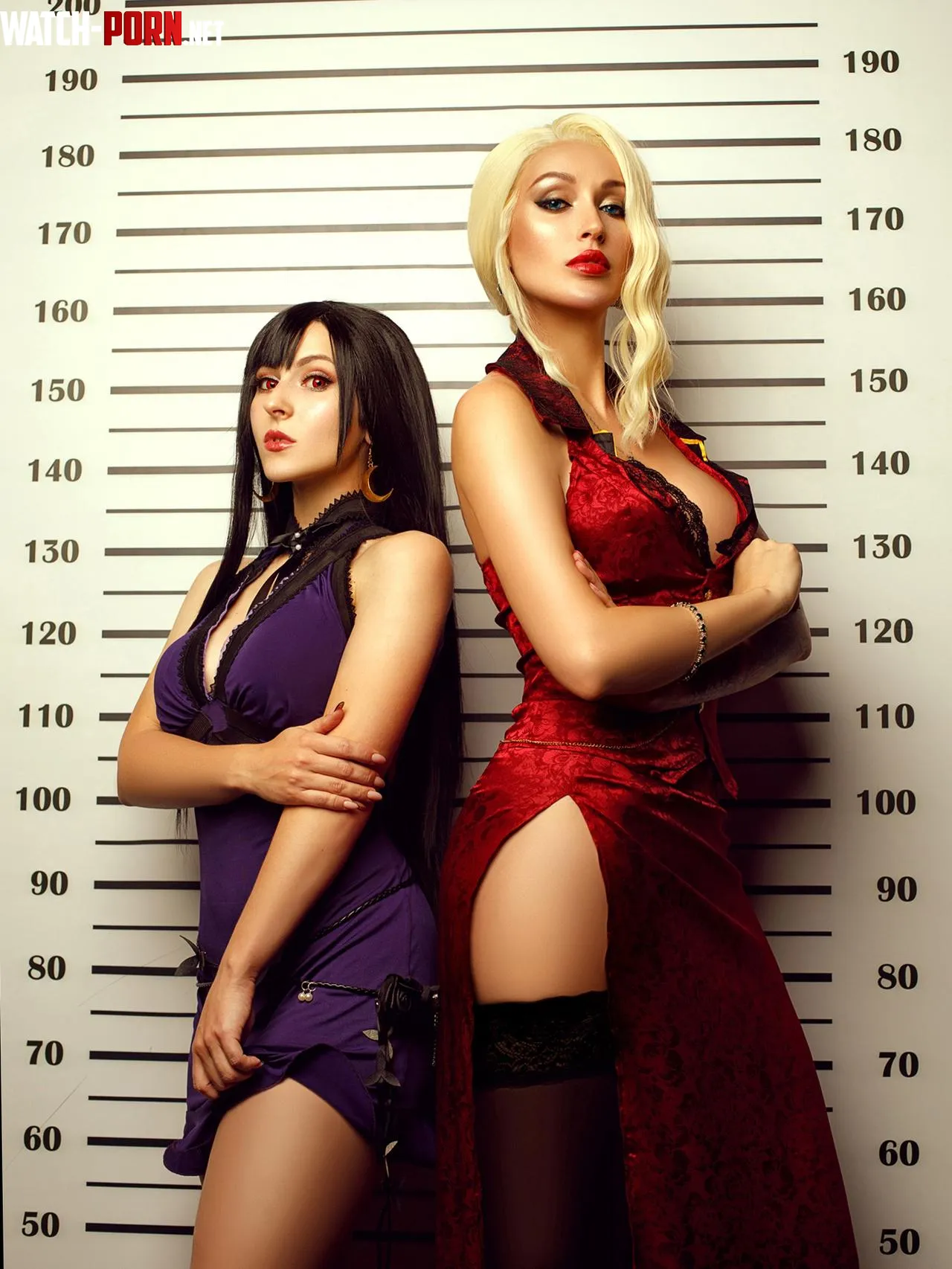 Scarlet and Tifa from Final Fantasy by Lera Himera and Roxolana Ridel by iam_Lera_Himera