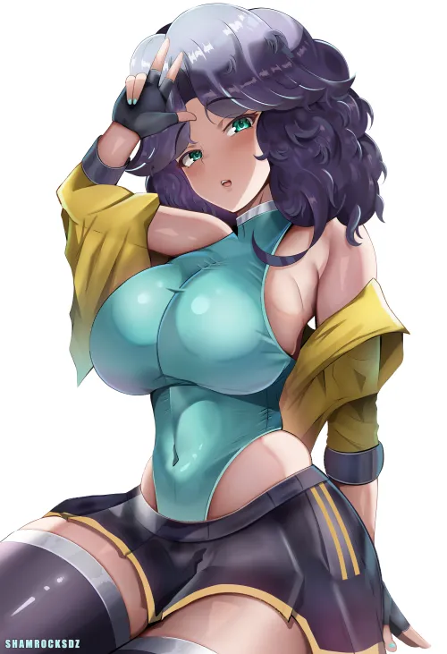 Thumbnail Fluffy Hair, New Outfit: ShamrocksDZ by Shockshom | ecchi