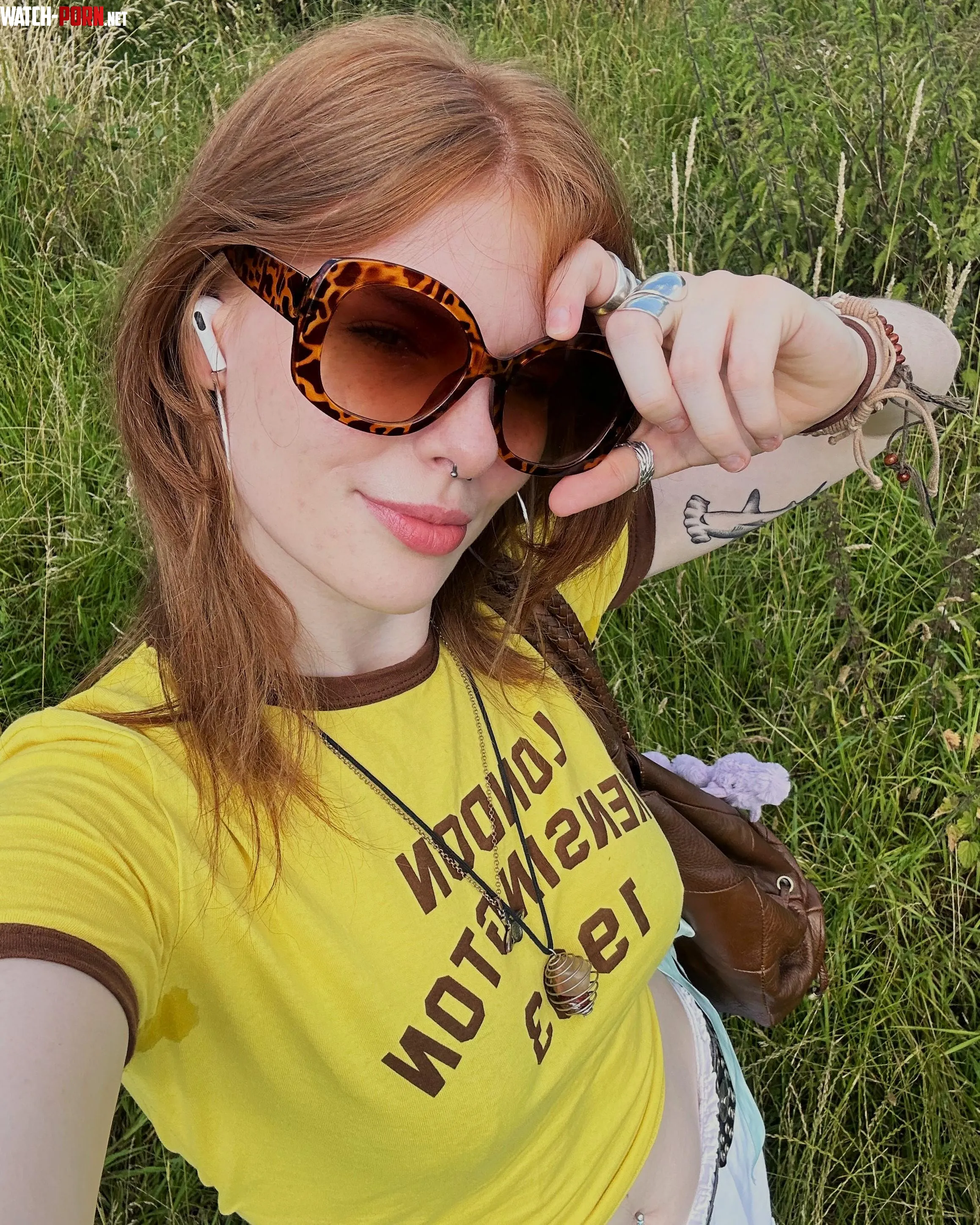 A yellow crop top shines brighter in pale skin  by Significant_Idea9591