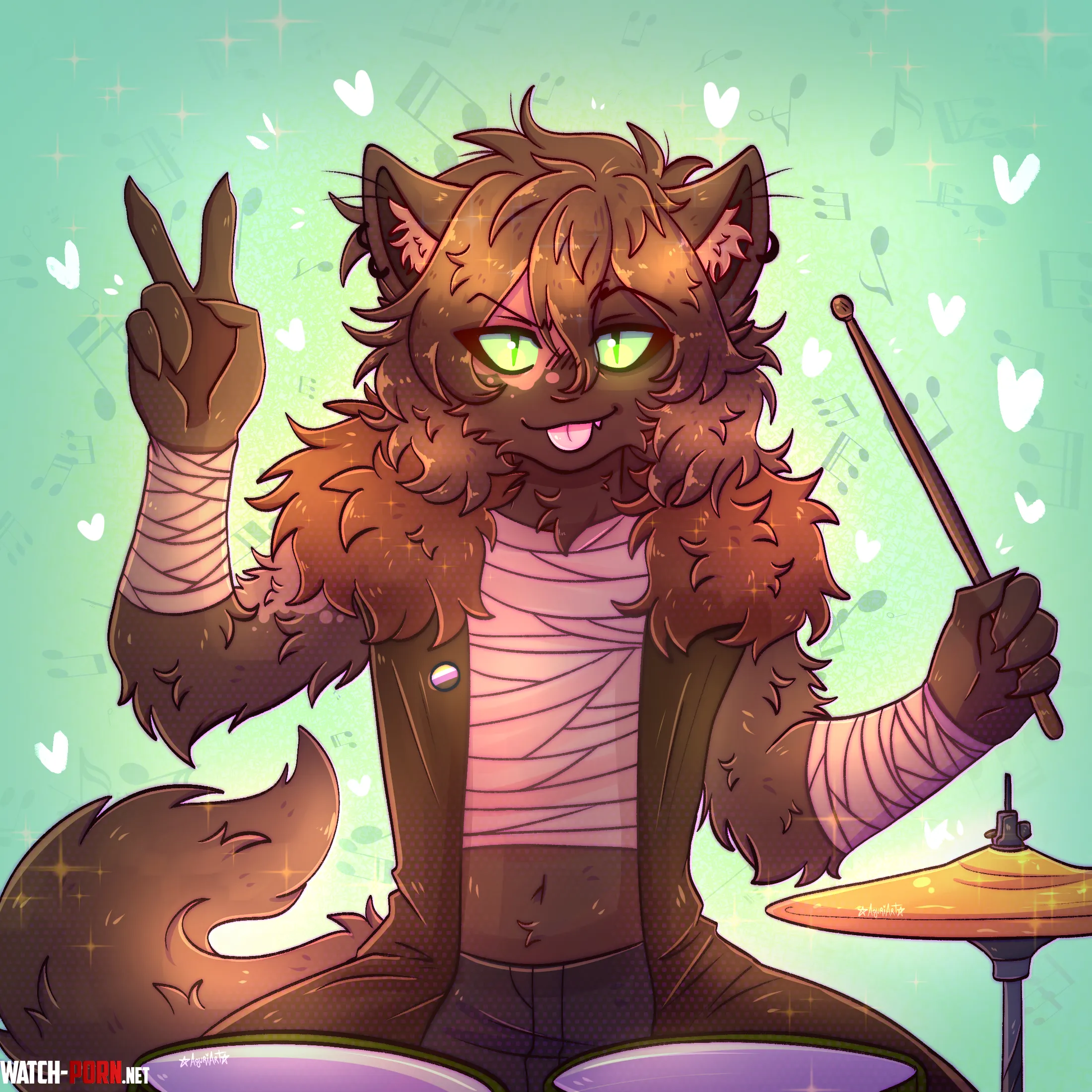 Art trade for a cool artist  by ZER0AGURIART