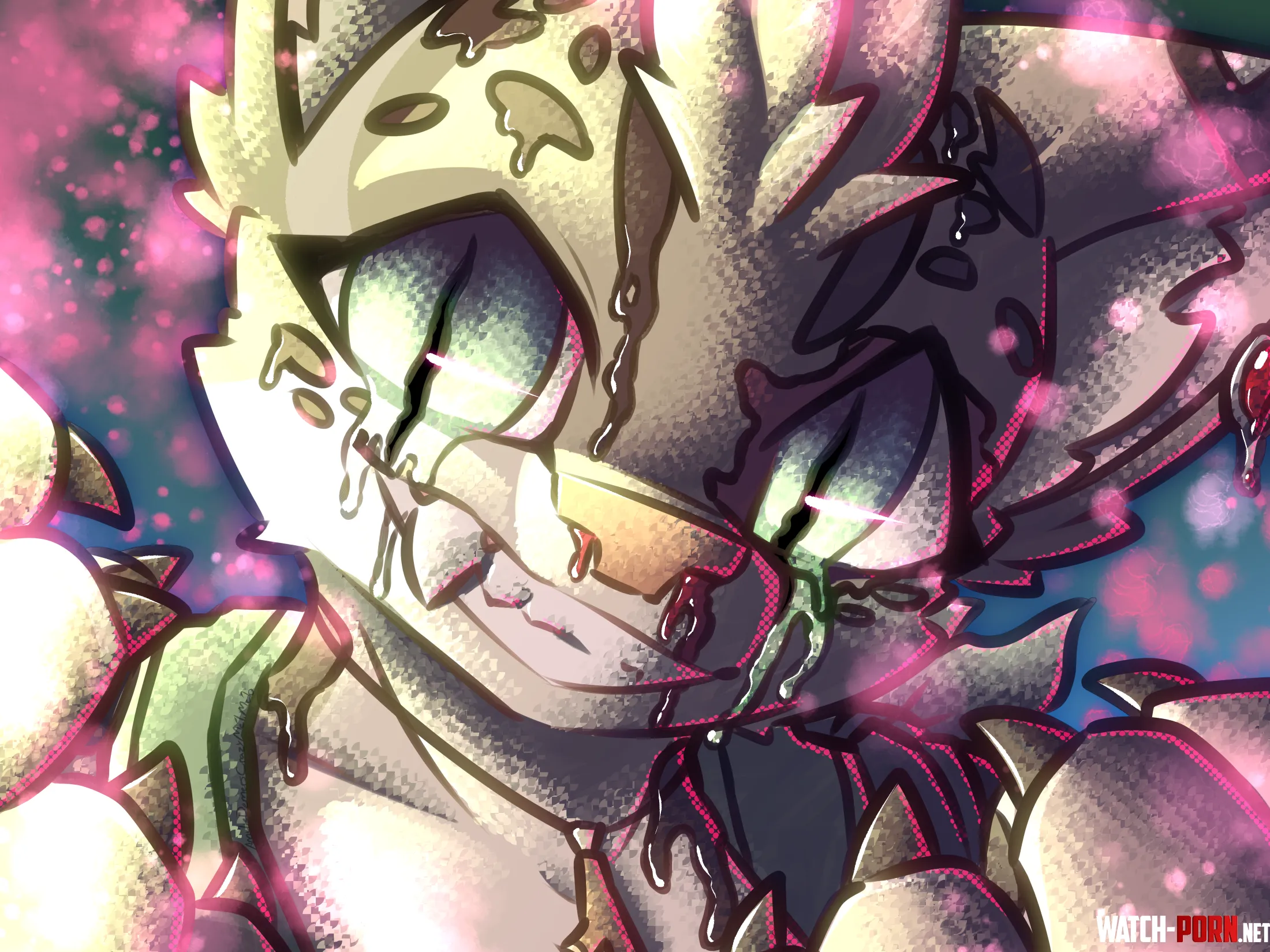 TW Mild body horror Melting Malik Art c Me by CrazyMeliMelo