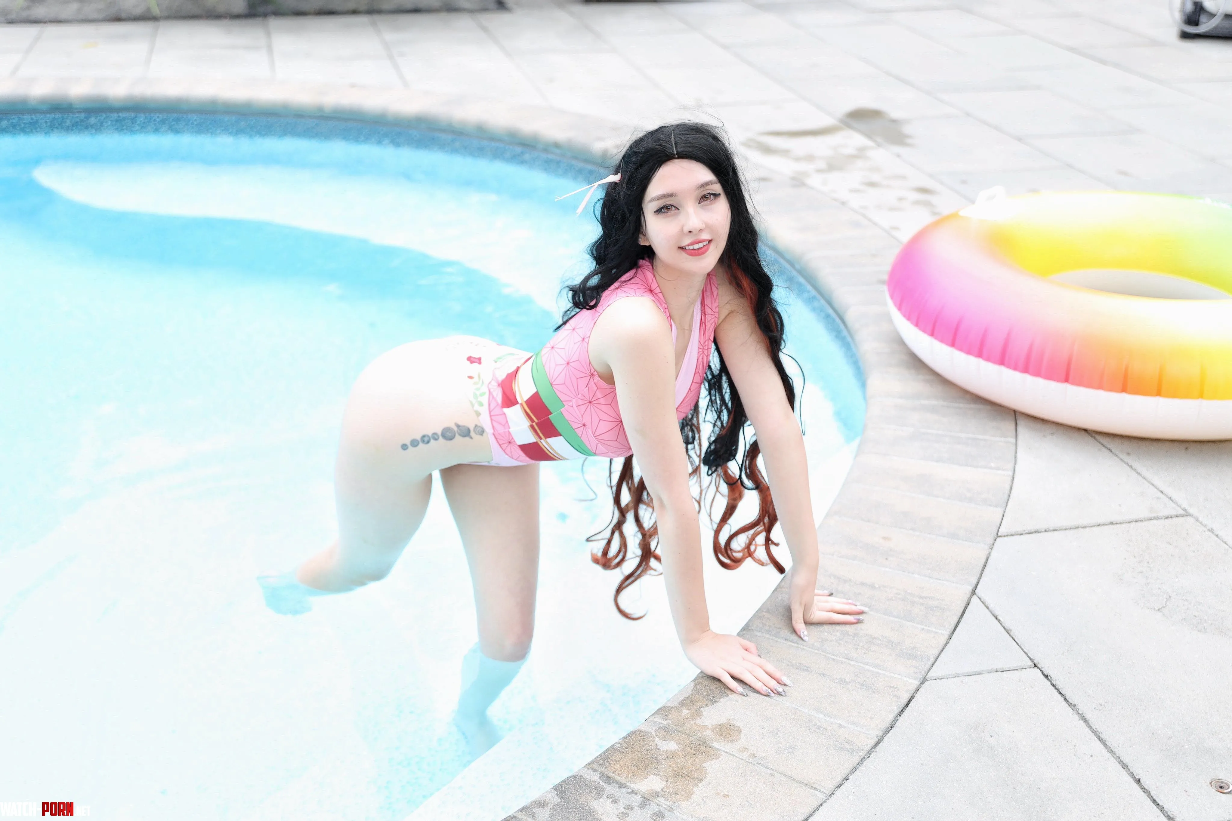 Nezuko from Demon Slayer by me Cluelo by Icecream-Scholar