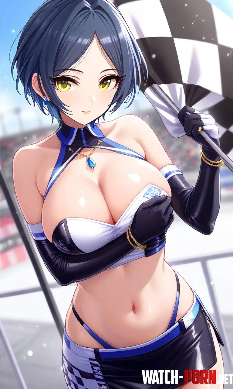 Race Queen Kanade Idolmaster by CheetahSperm18