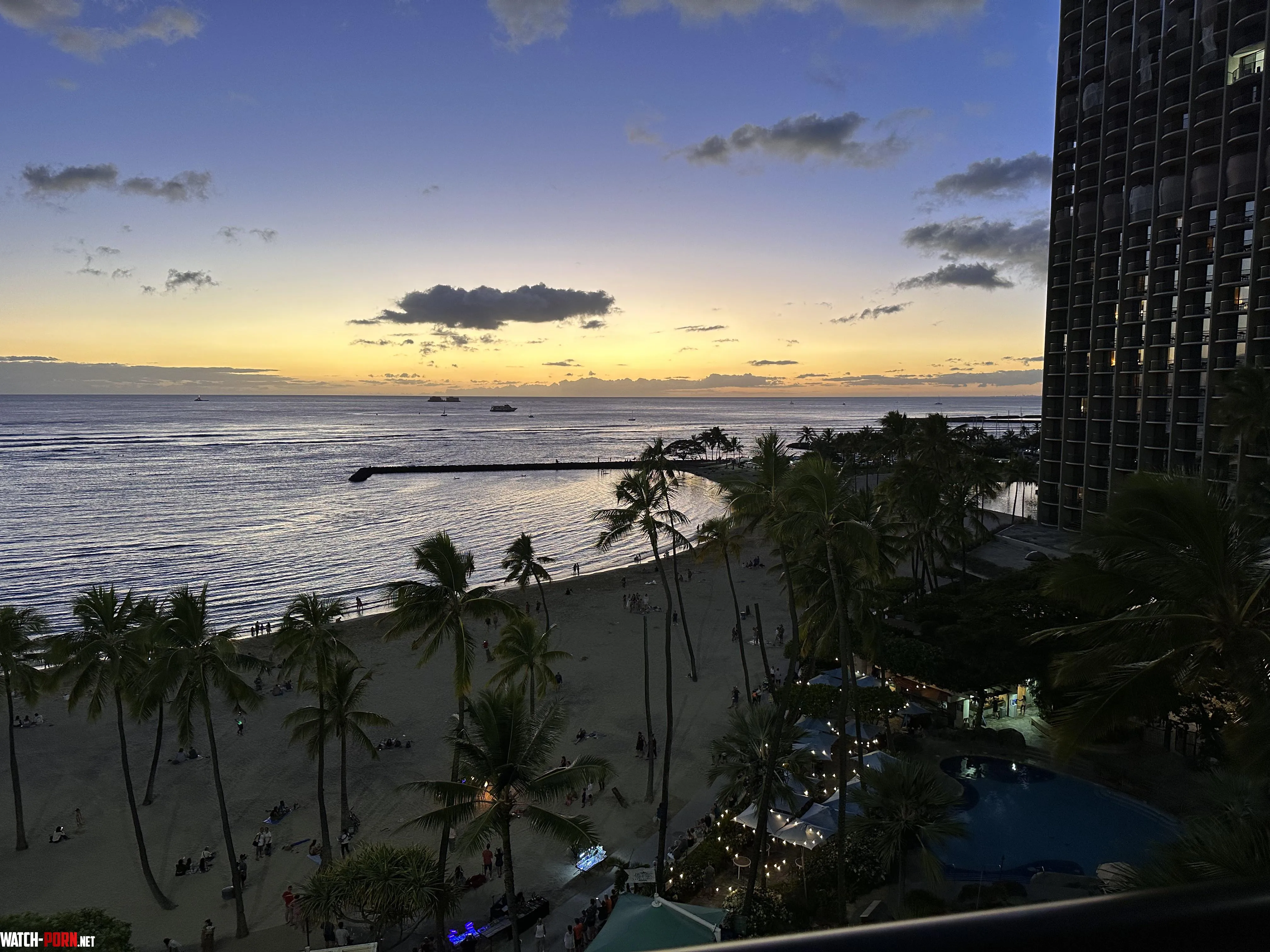 Waikiki at Sunset by SpiritualTravel6642