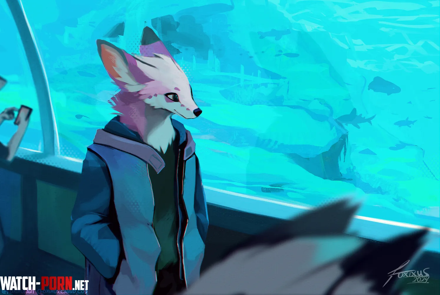 Underwater art by Foxixus by Bonkers_Reee