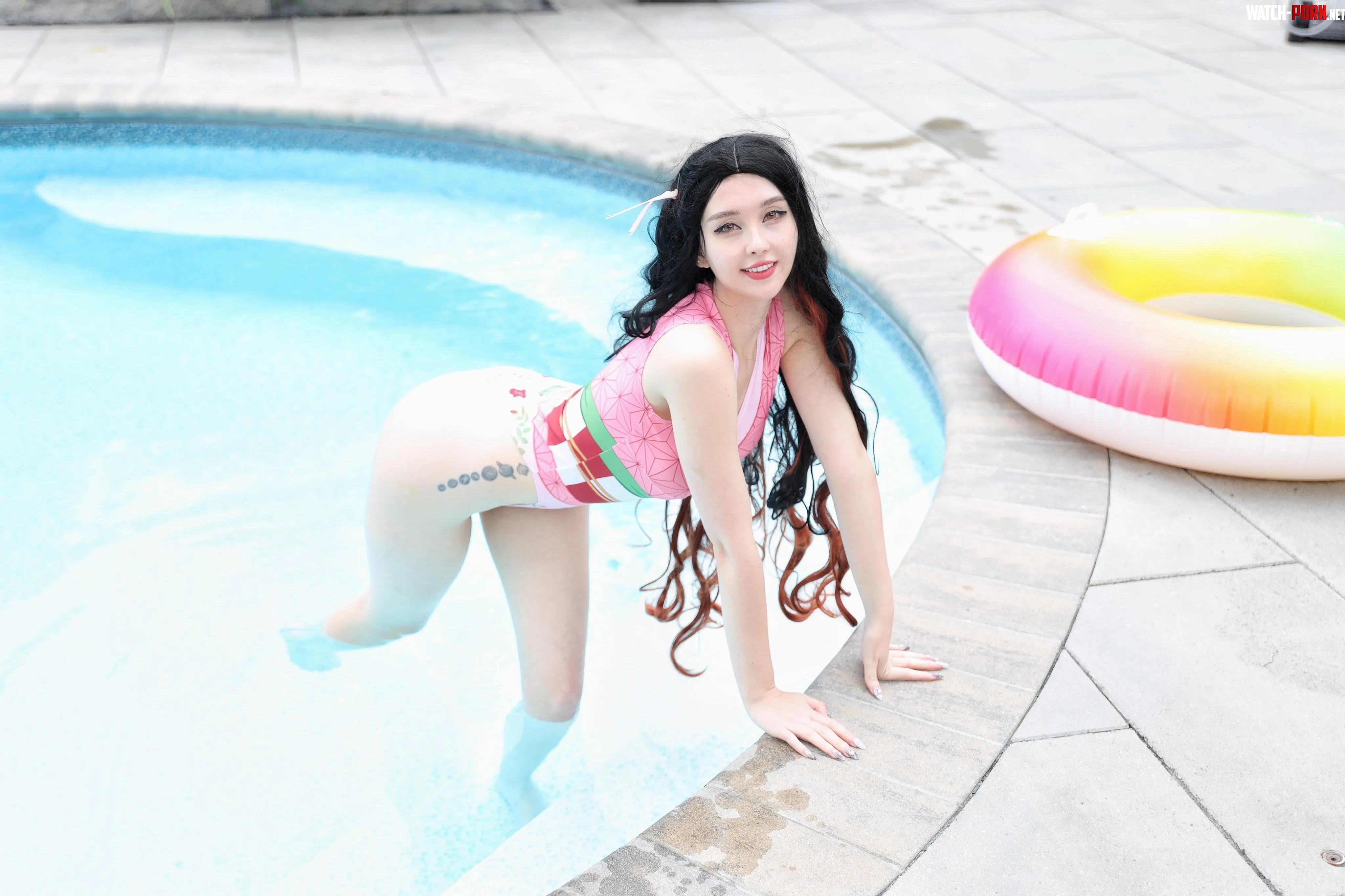 Nezuko from Demon Slayer by me Cluelo by Icecream-Scholar