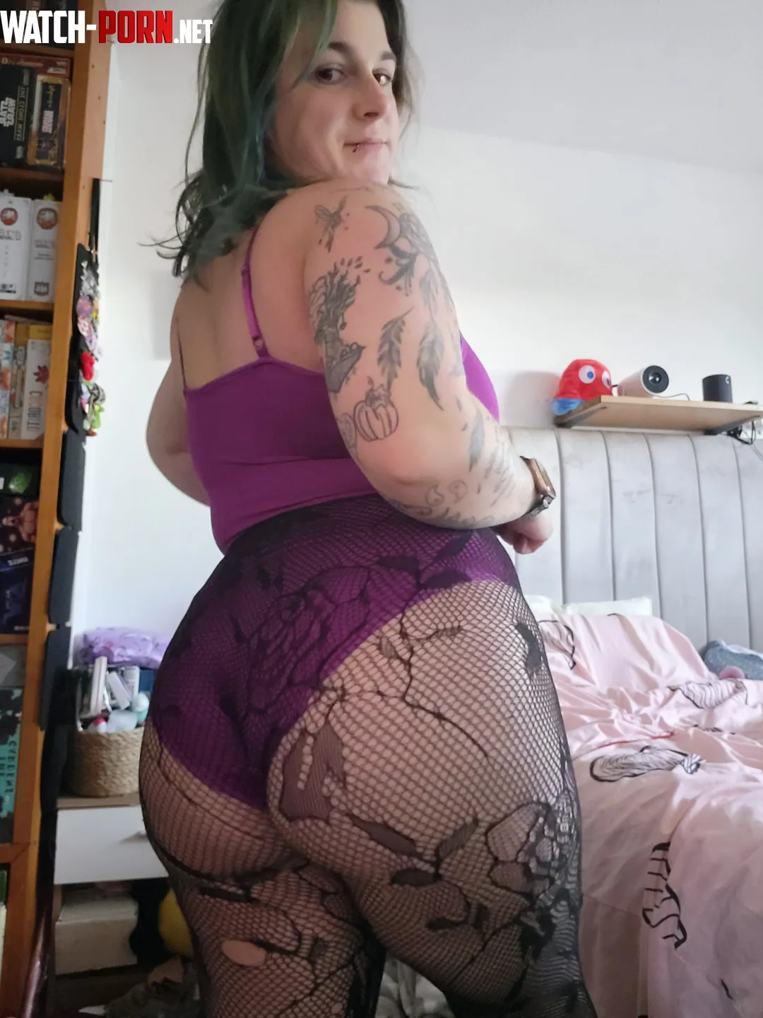 I love these fun fishnets  by MsAliceFury
