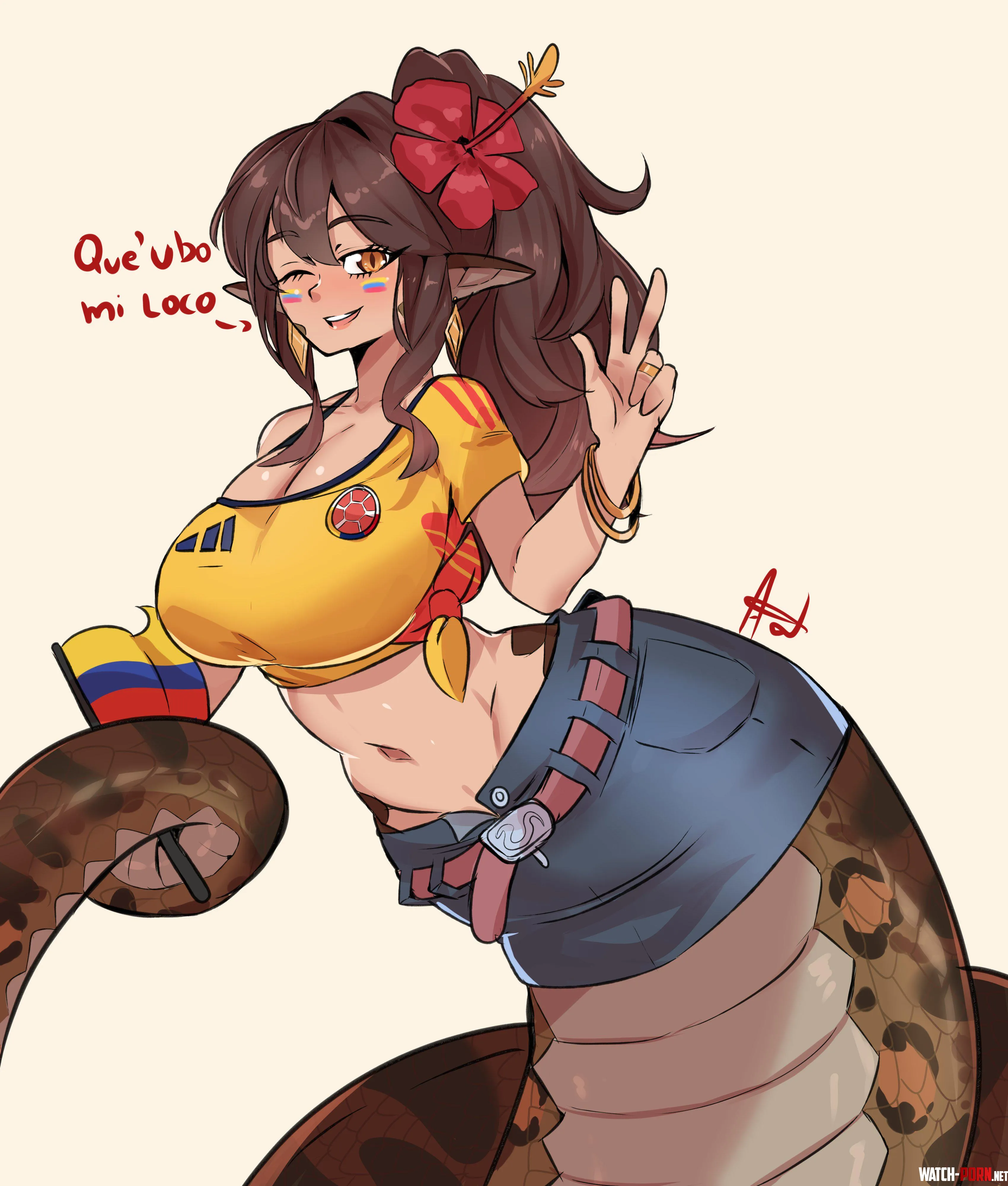 Colombian lamia by Jaxx1992