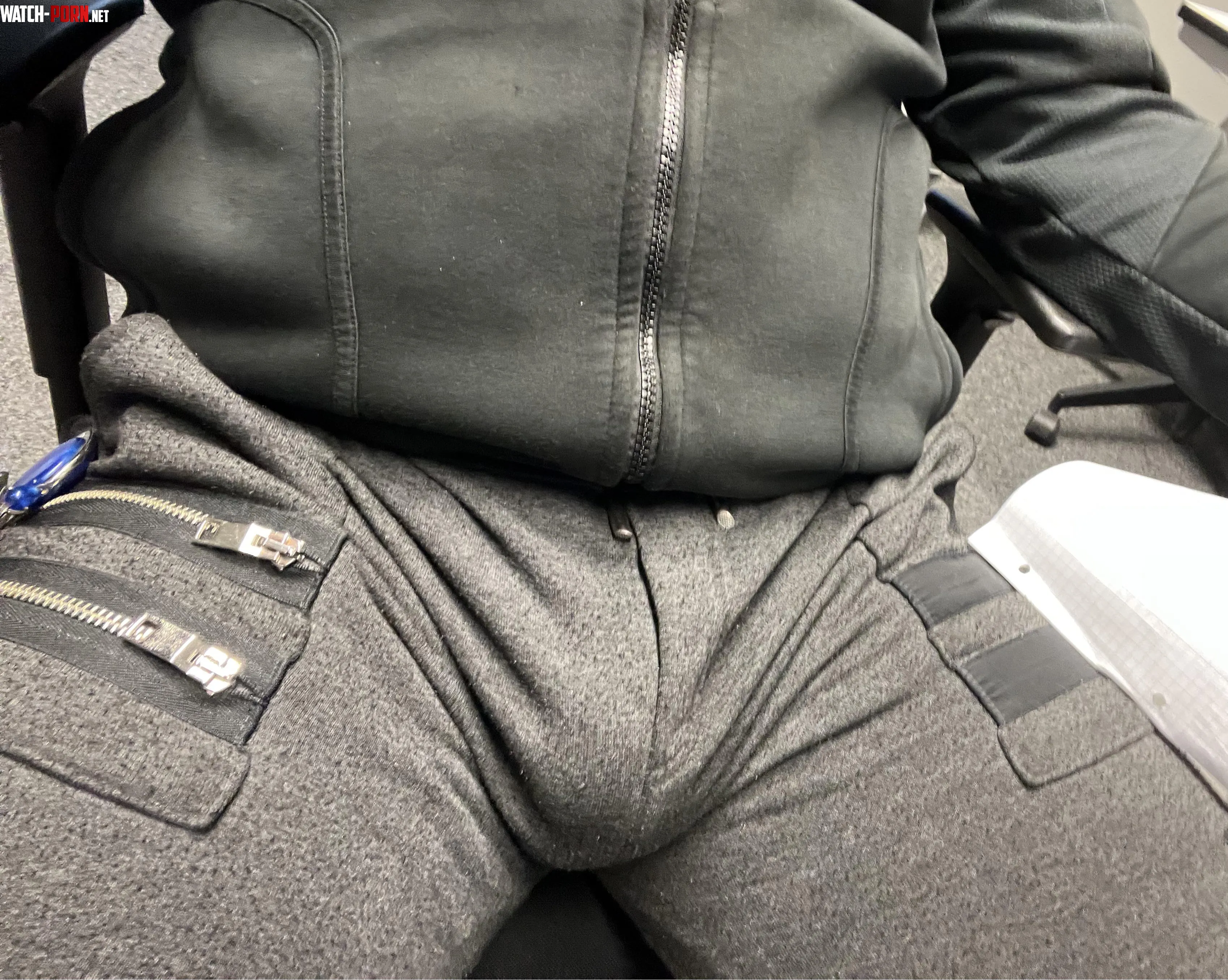 grey sweatpants at work 27 by PaceTimely166