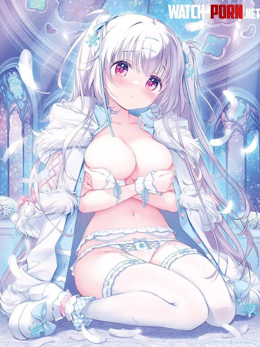 Lovely girl in white clothes by RainDMask