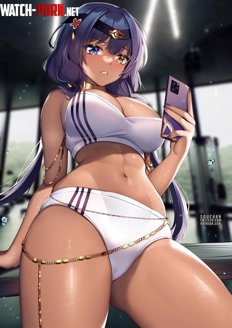 Candaces Workout Selfie Genshin Impact by A_MASSIVE_PERVERT