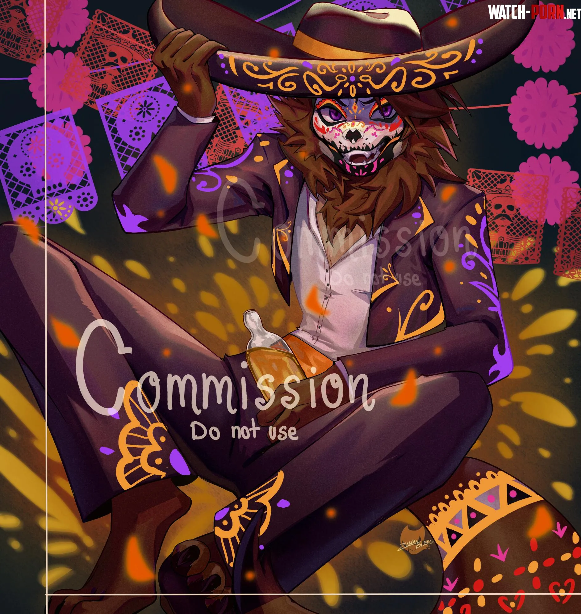 For hire Furry full body full color x 110  by ZammyBlehc
